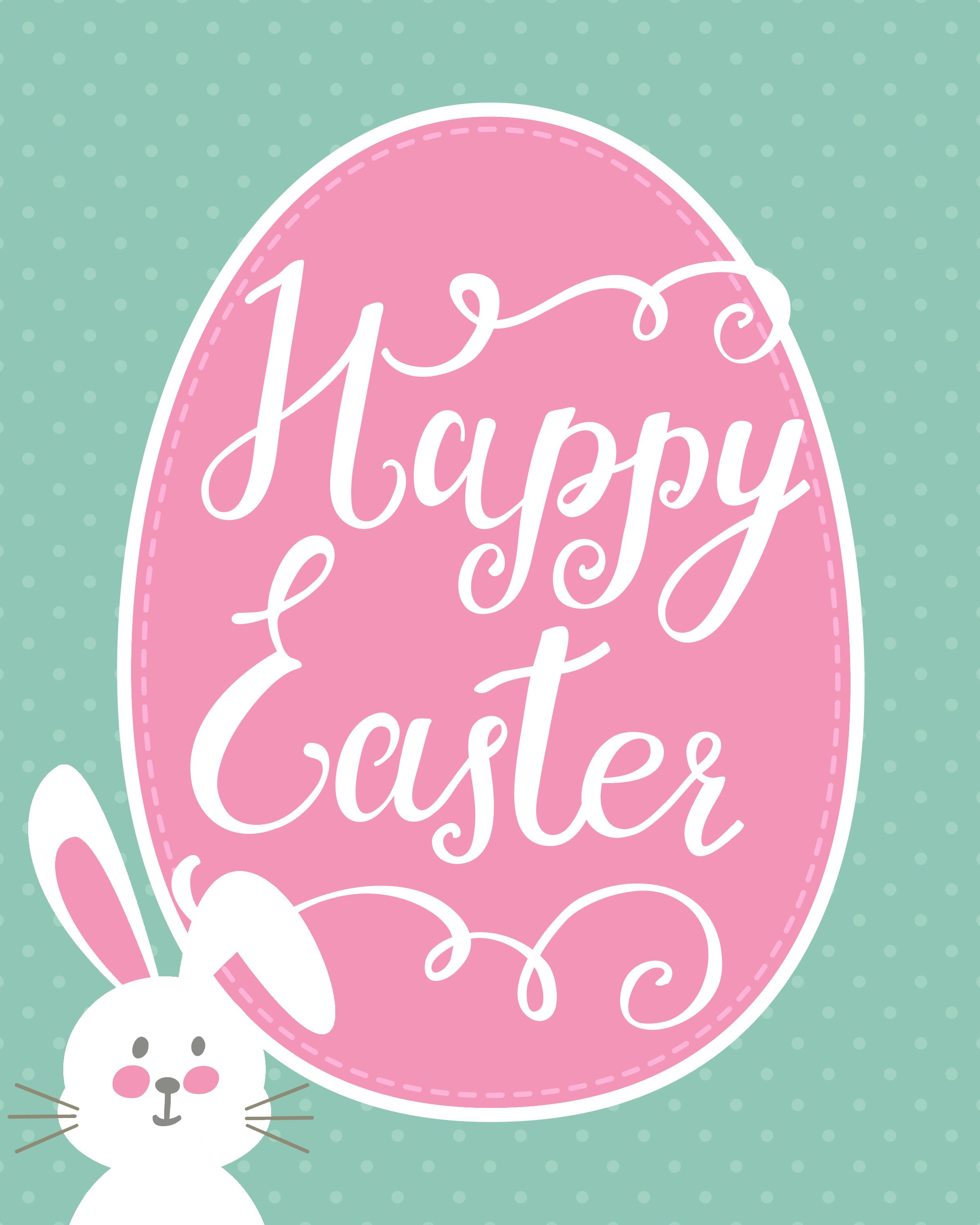 Happy Easter Bunny Printable + Easter Printable BLOG HOP | Happy ...