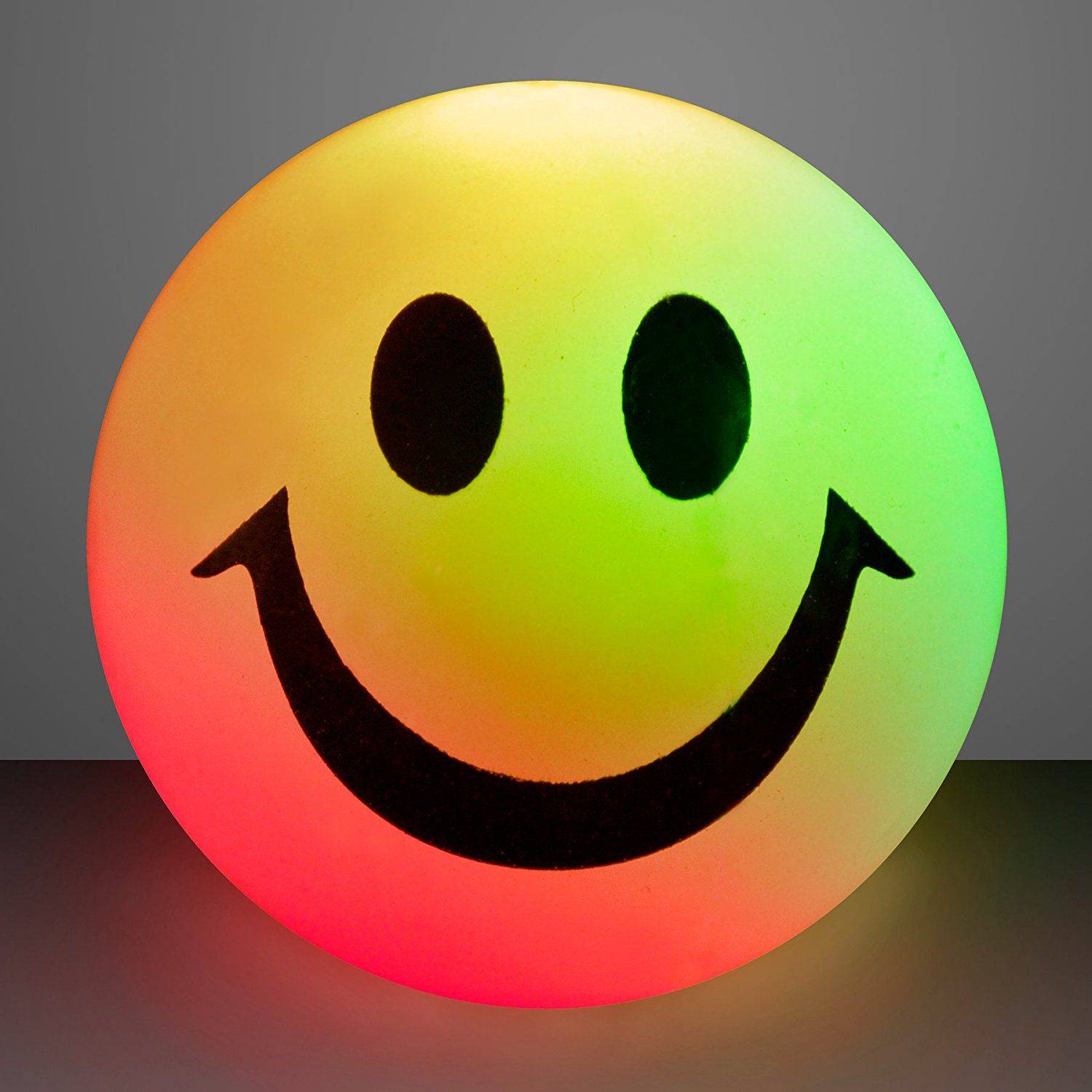 Amazon.com: Emoji Smiley Face Light Up Balls with Flashing LED ...