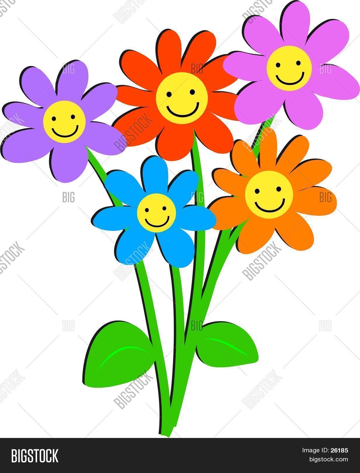 Happy Flowers Image & Photo | Bigstock