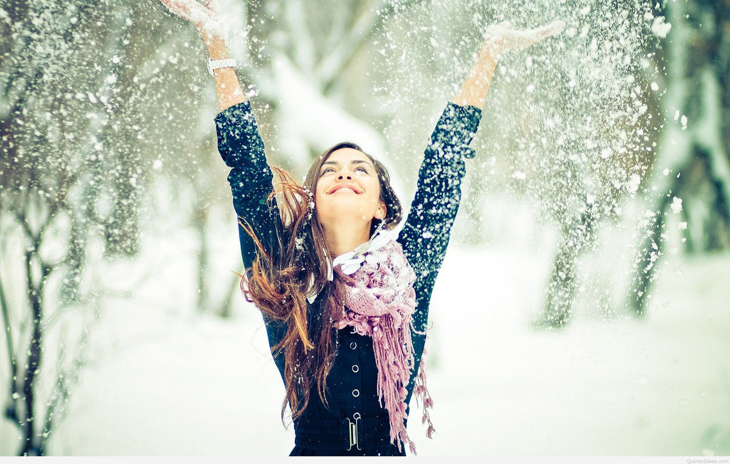 Happy-girl-winter-snow-wallpaper | ePosts
