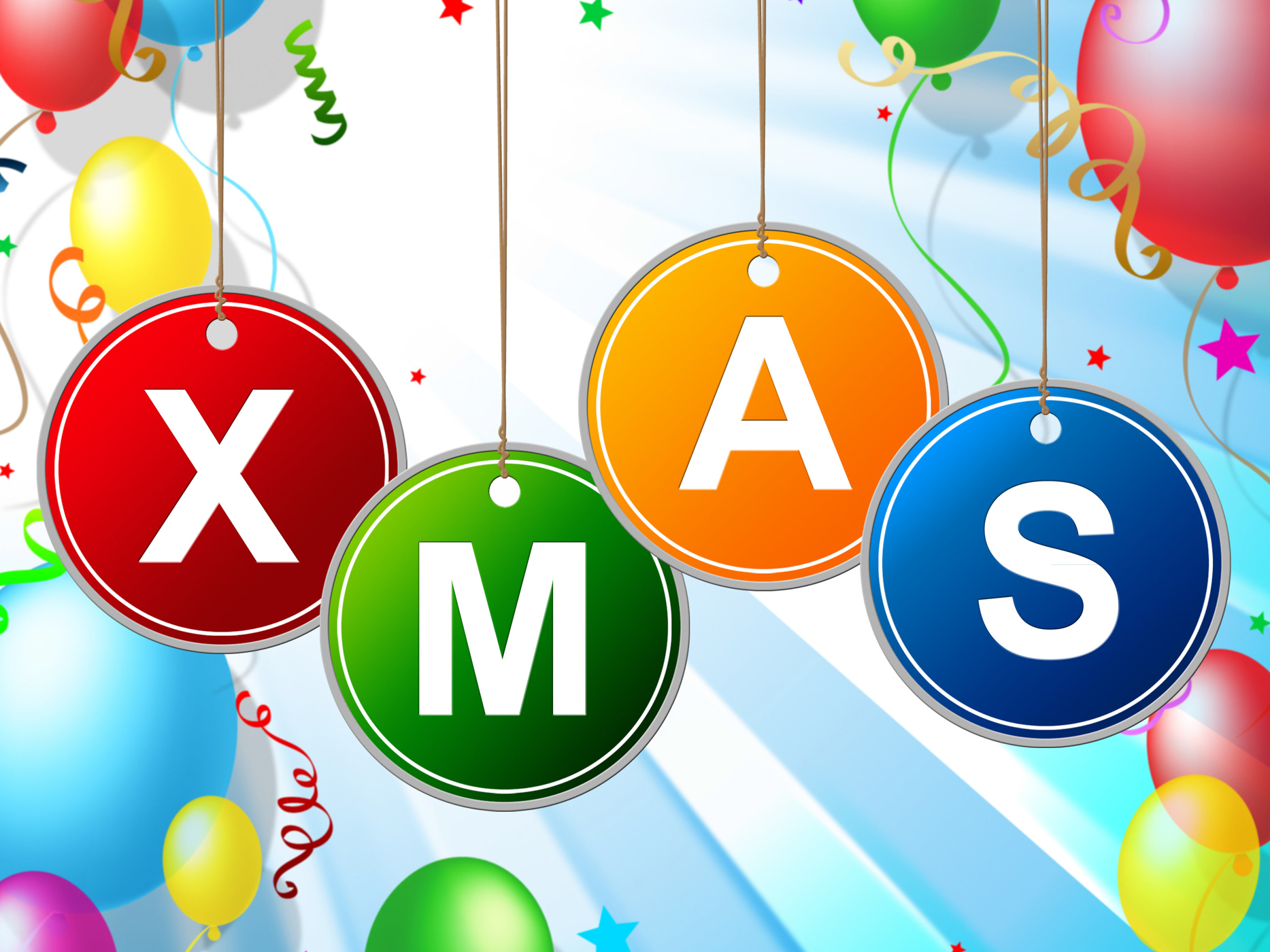 Happy xmas indicates christmas greeting and celebrate photo