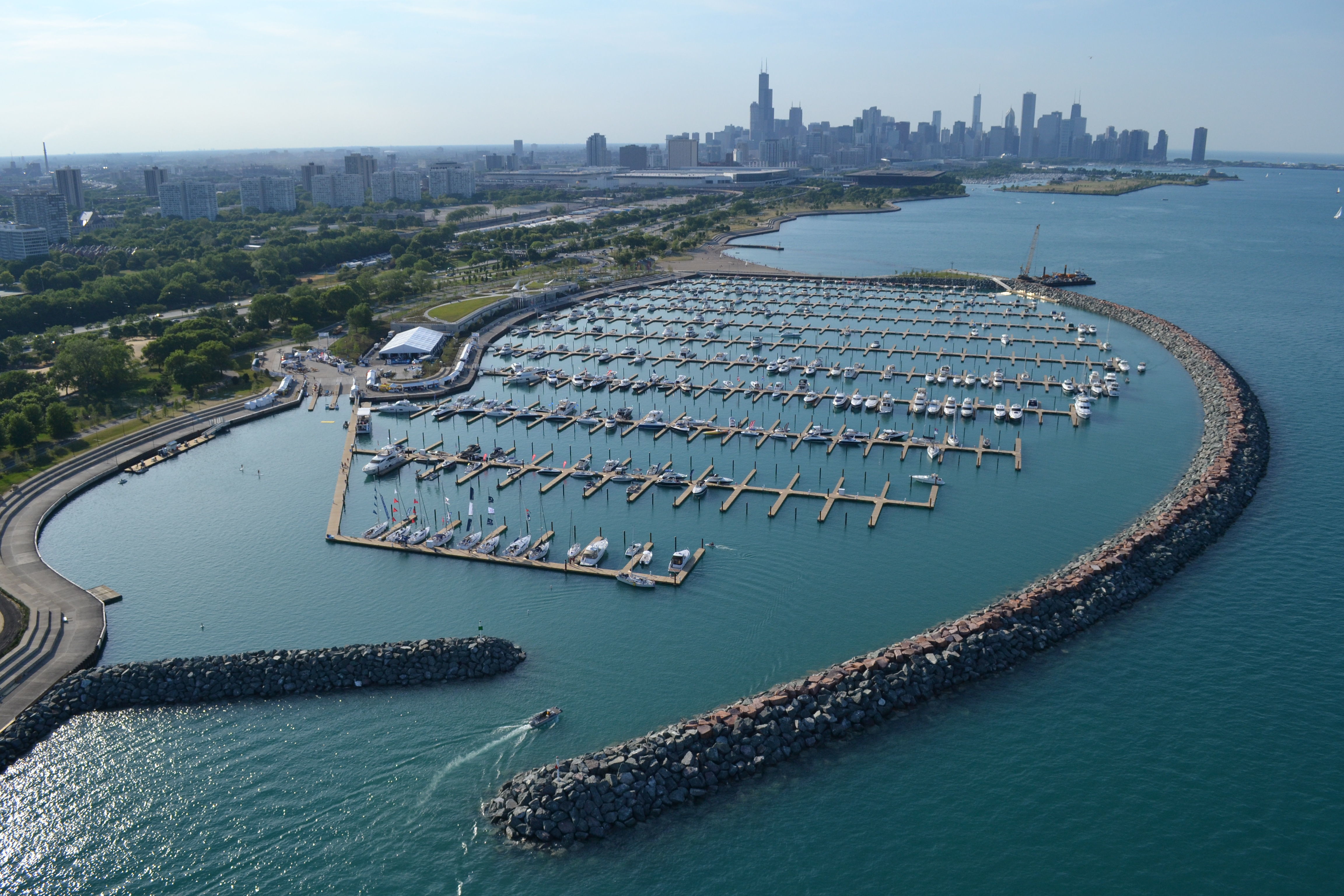 31st Street Harbor, the Chicago Harbors in Chicago, IL, United ...