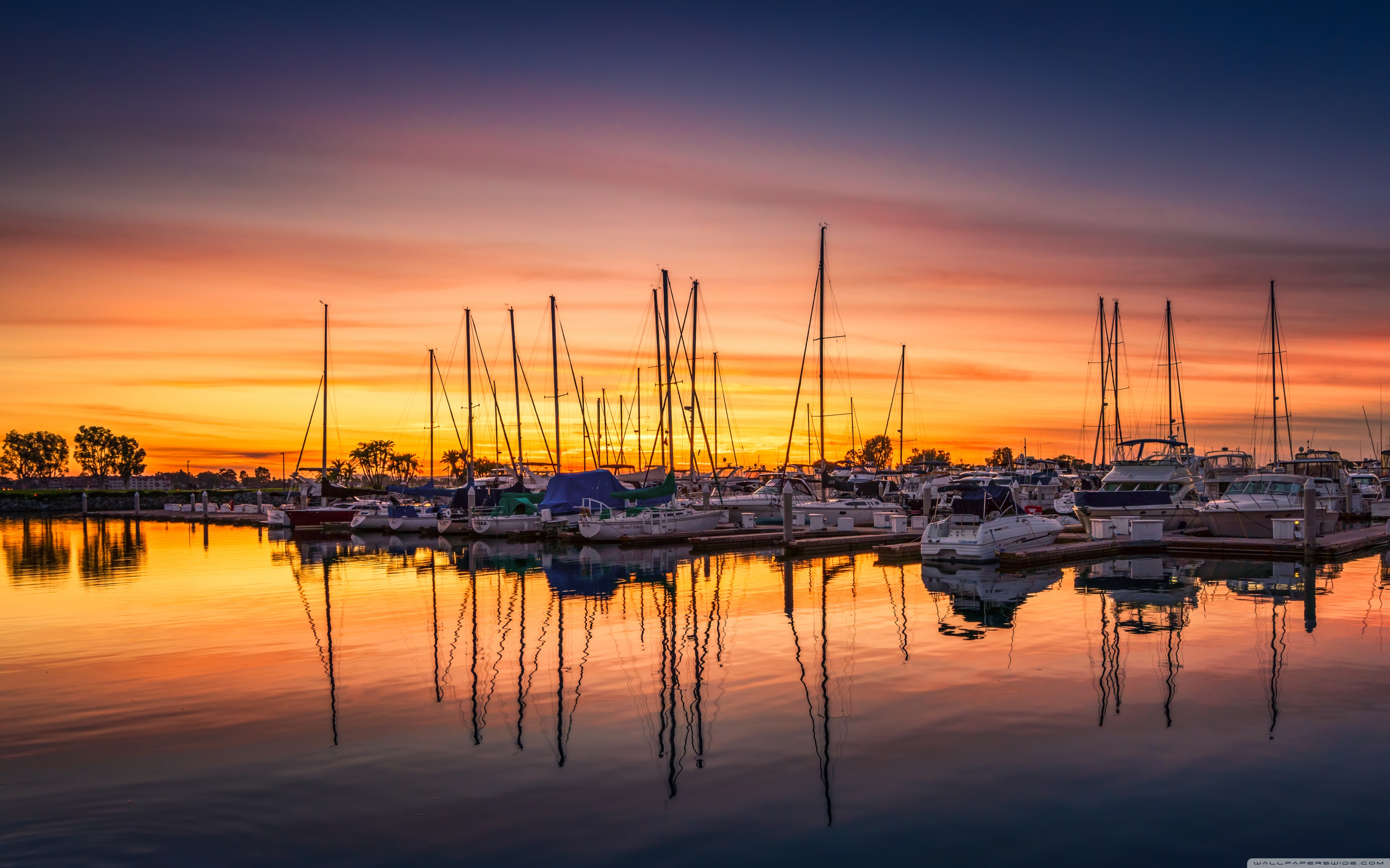San Diego Harbor Sunset ❤ 4K HD Desktop Wallpaper for 4K Ultra HD ...