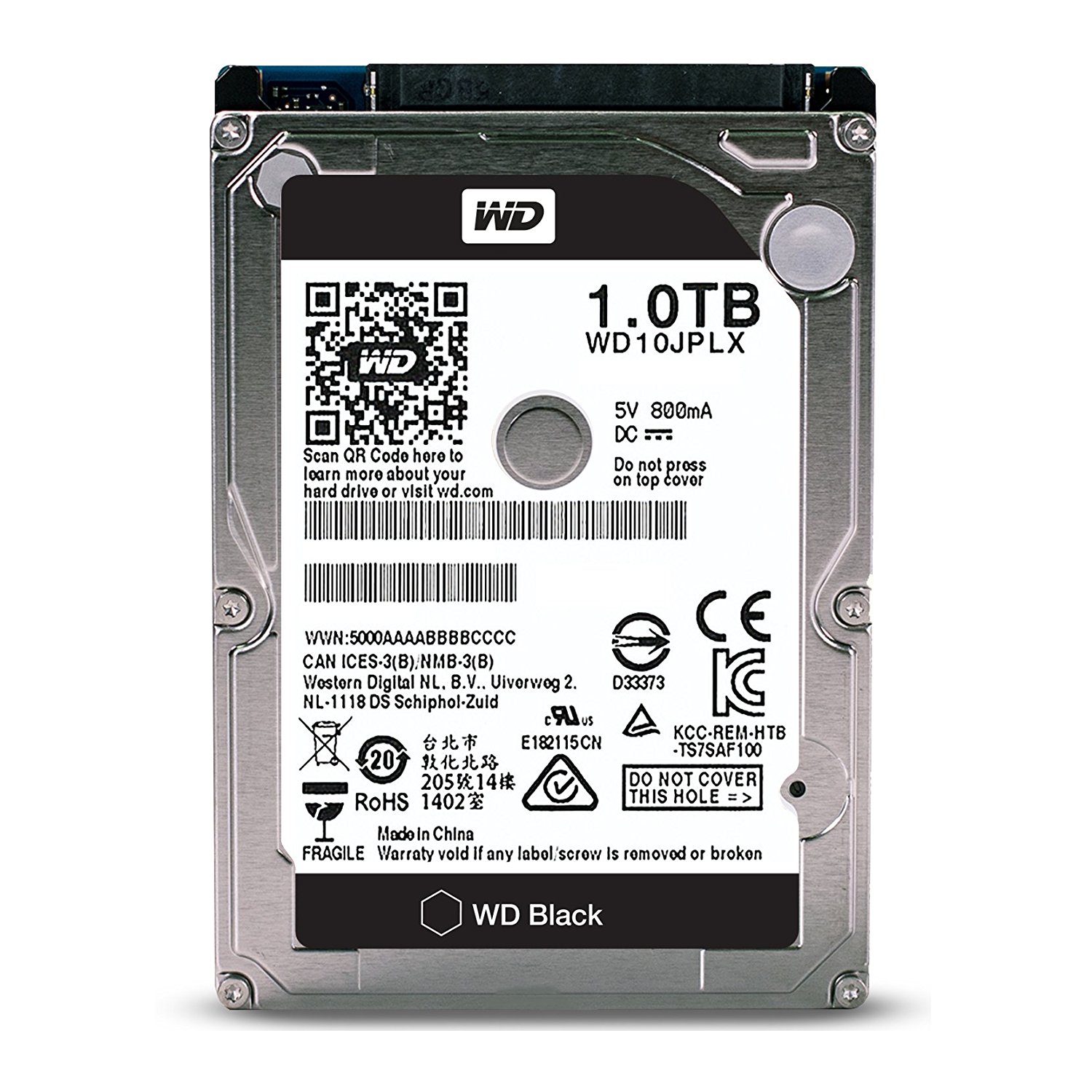 WD Black 1TB Performance Mobile Hard Disk Drive - 7200 RPM SATA 6 Gb ...