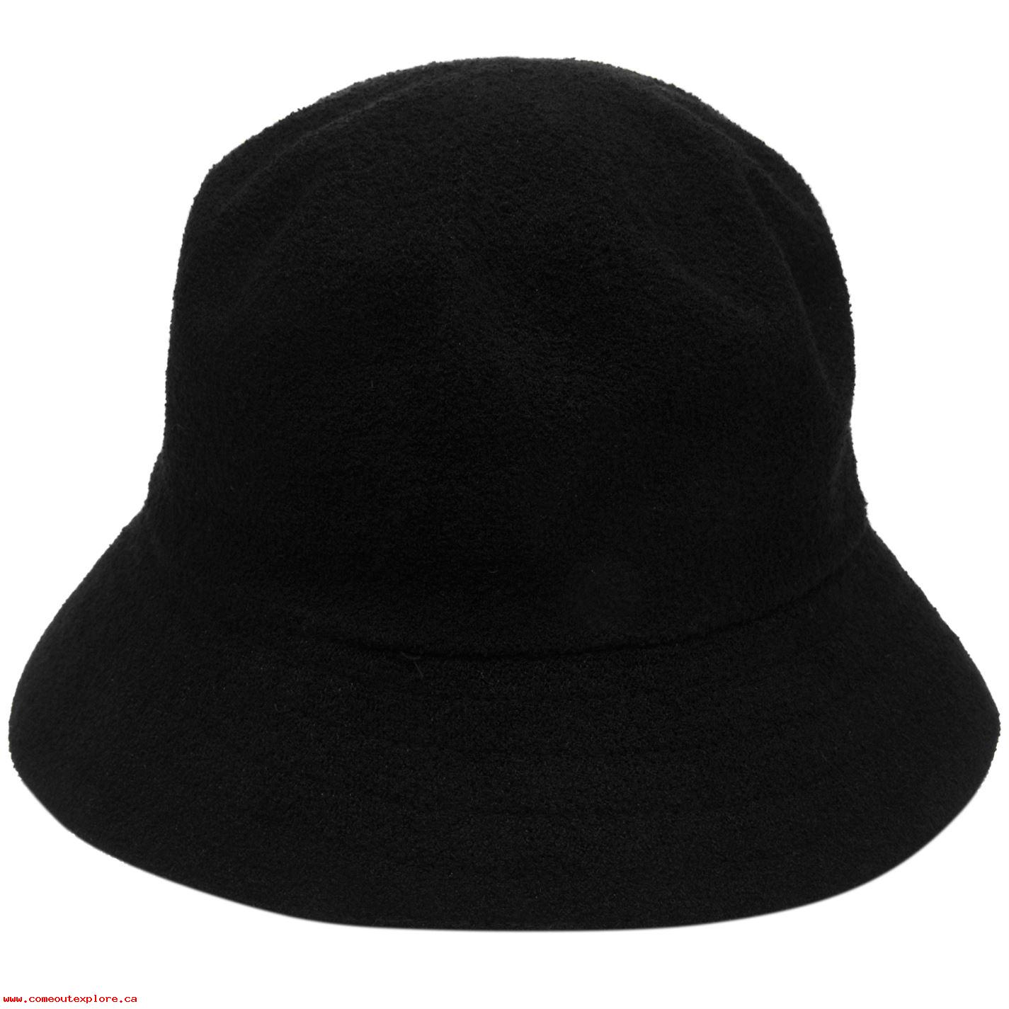 A Lot of Cheap Handling Black Kangol Boucle Bucket Hat Men's Hats ...