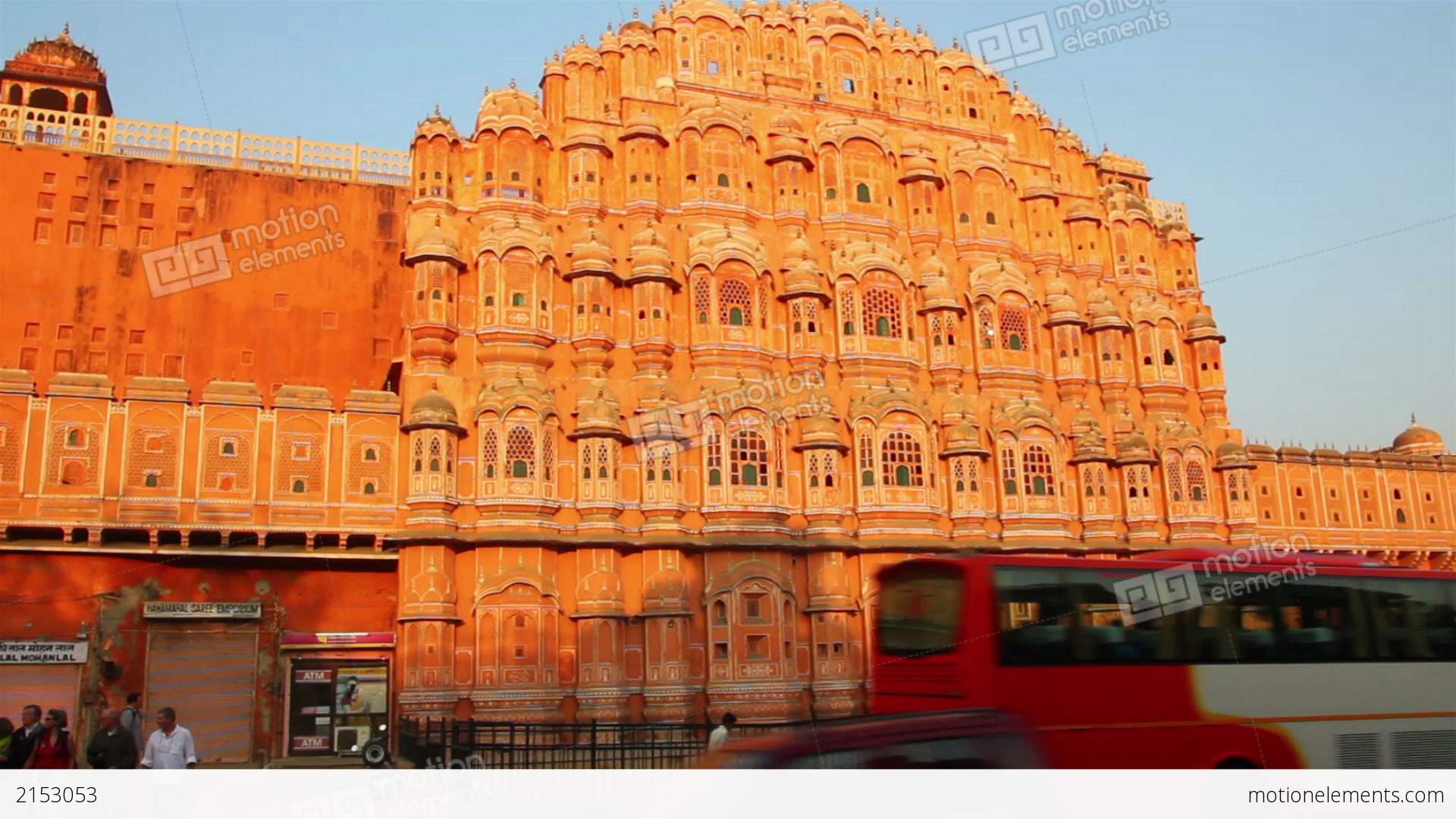 Hawa Mahal - Palace Of Winds In Jaipur India Stock video footage ...