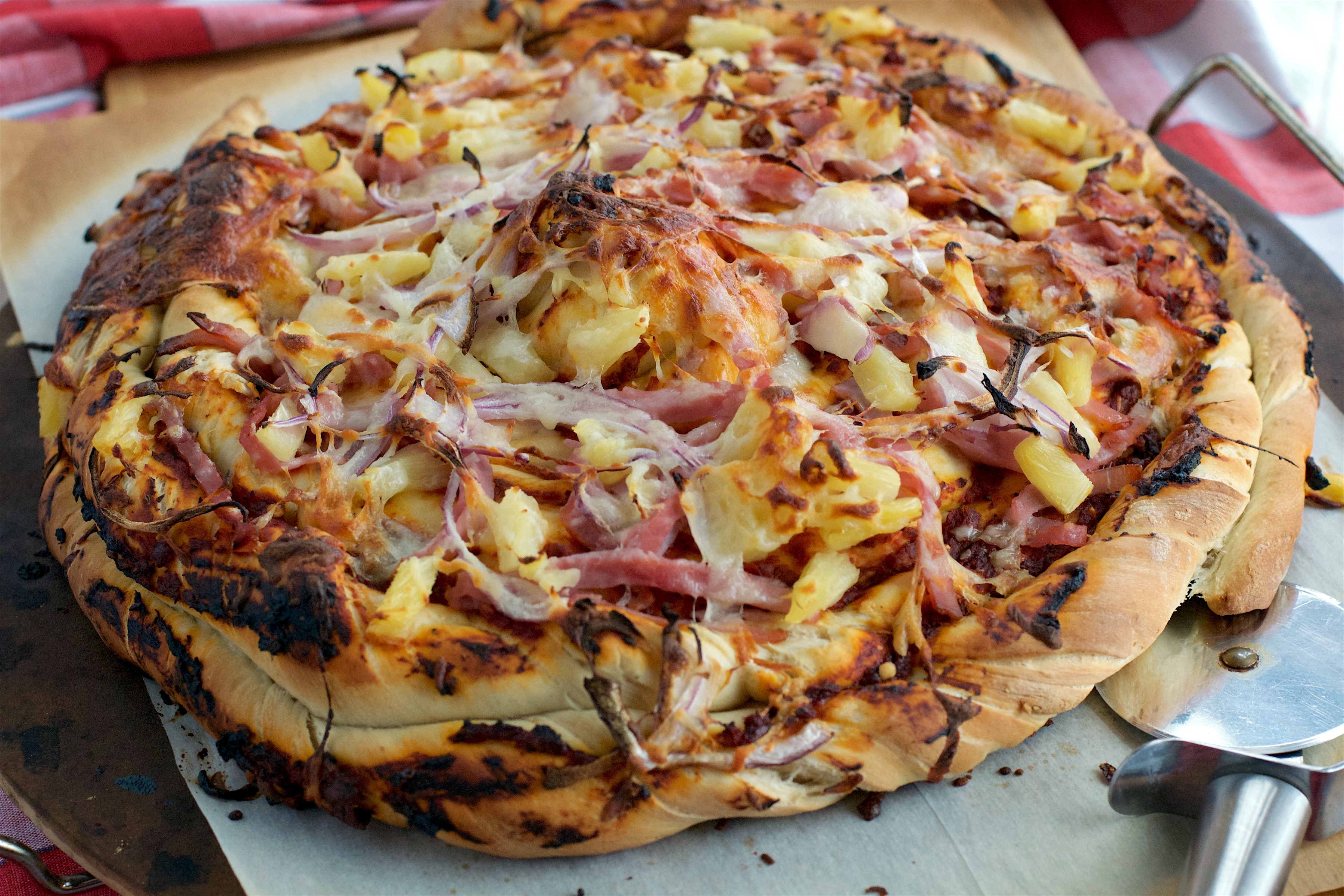 Twisted Hawaiian Pizza - What the Forks for Dinner?
