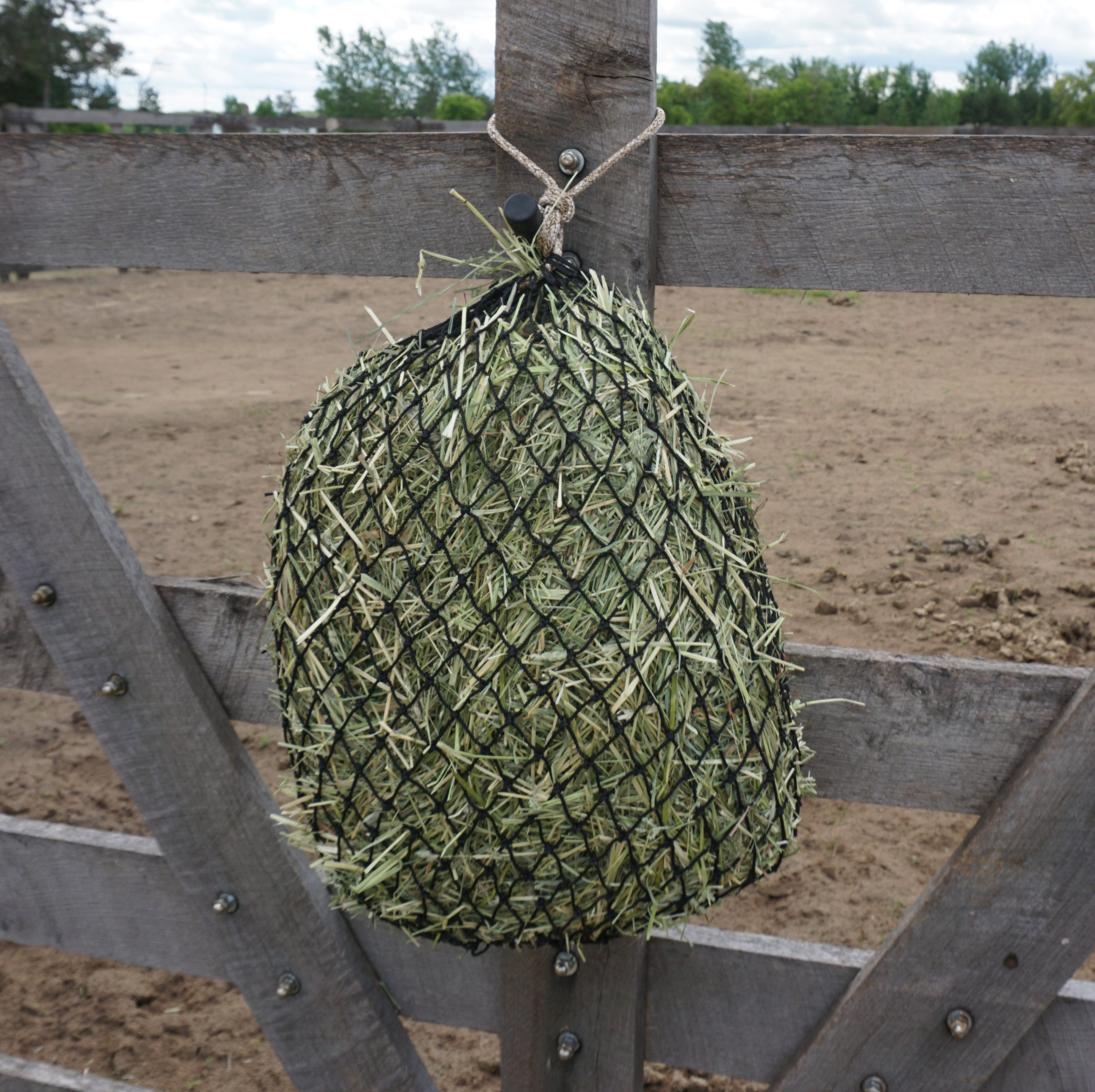 Hay Chix Half Bale Slow Feed Hay Net + Horses and Livestock