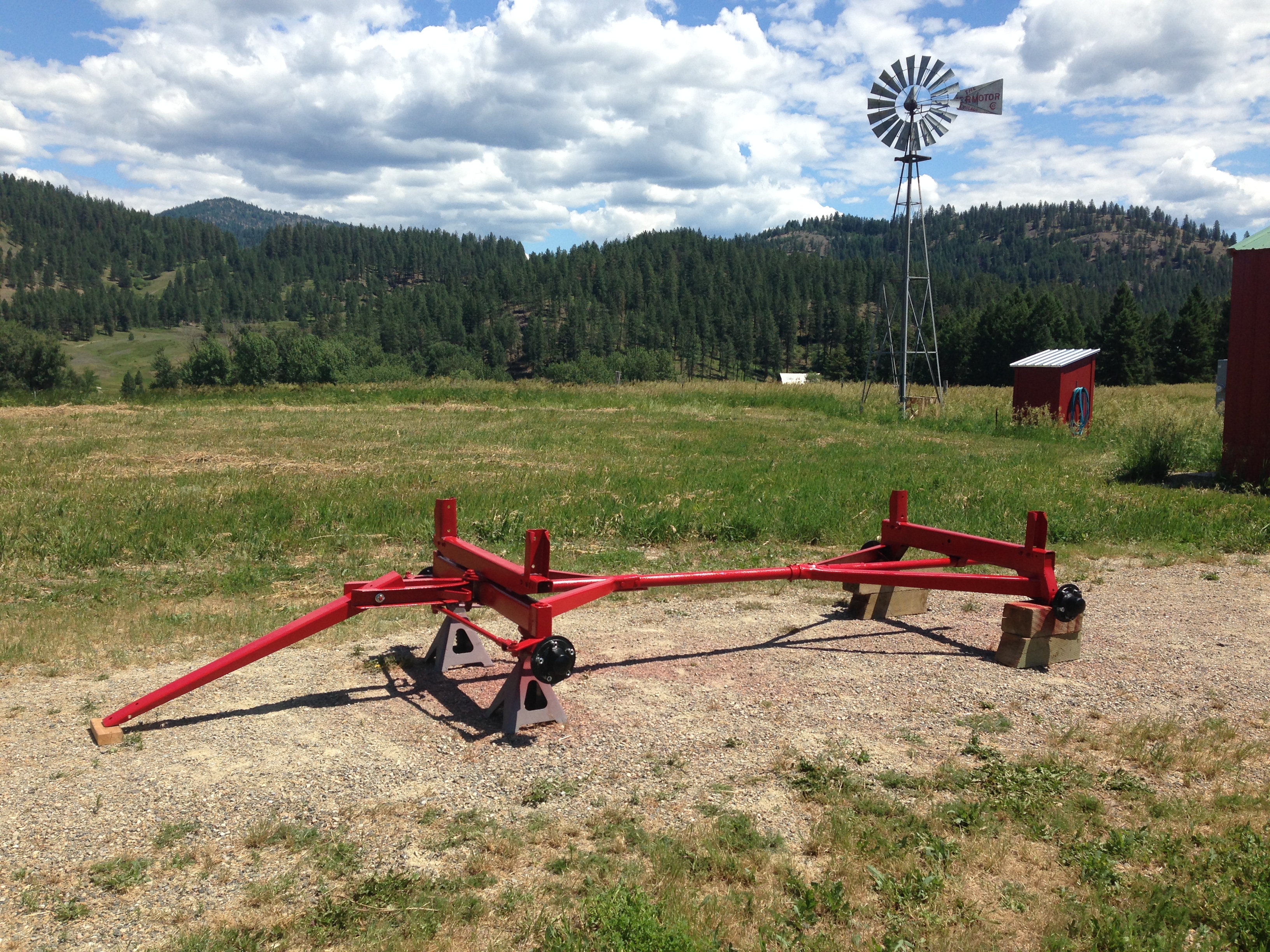 Rebuilt Hay Wagon | Blue Creek Dairy Farm