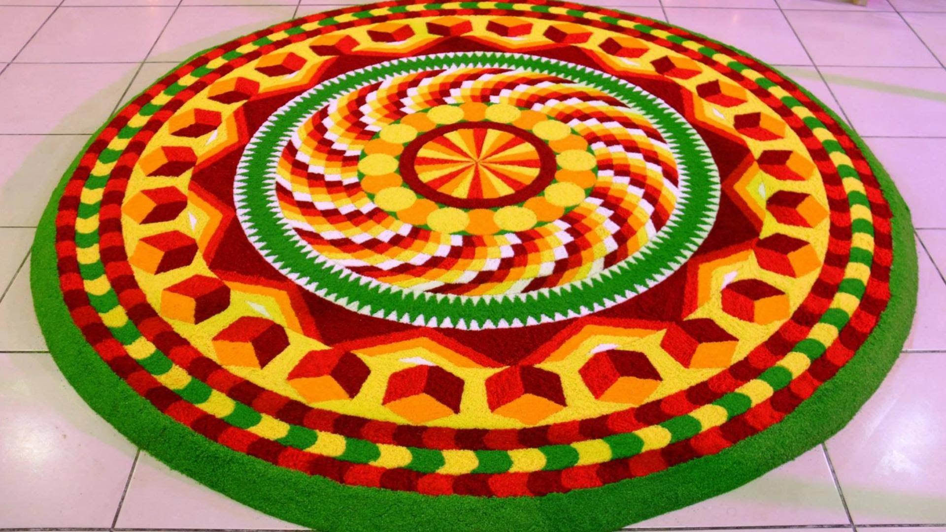 Onam 65 Best Pookalam Design For Ever || RARE COLLECTION || - YouTube