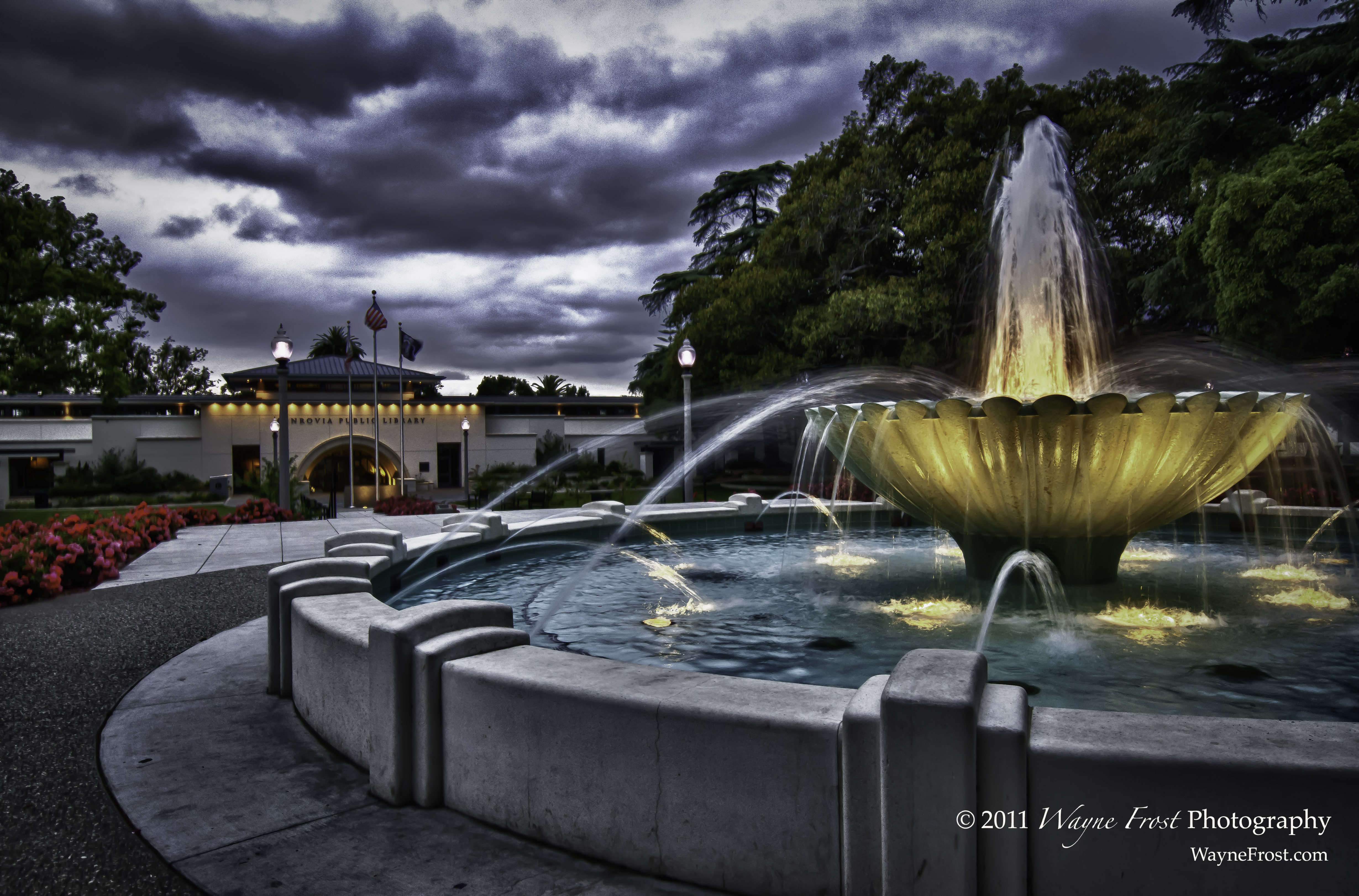 The Fountain At Library Park | Wayne Frost's Photo Blog