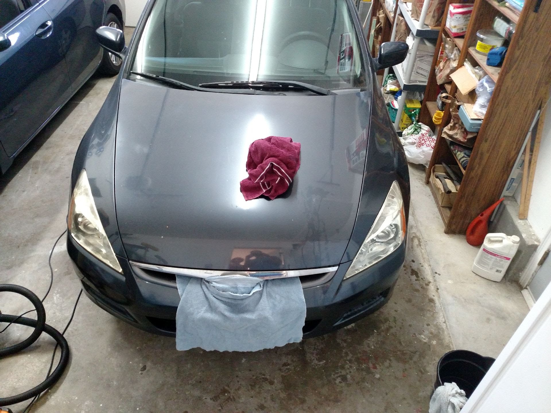 2003-2007 Honda Accord Headlight Yellowed Cleaning With Toothpaste ...