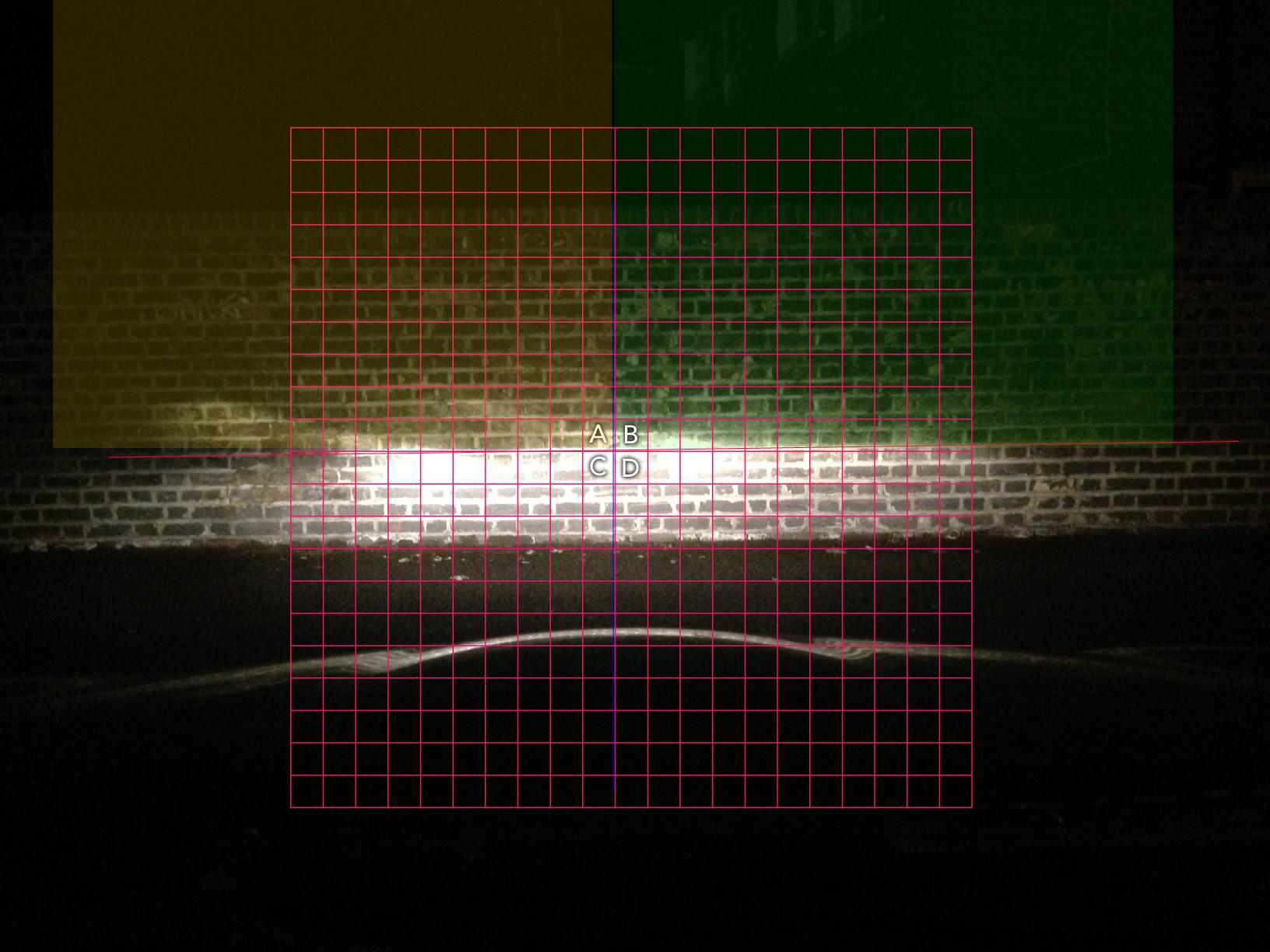 Headlight distortion photo