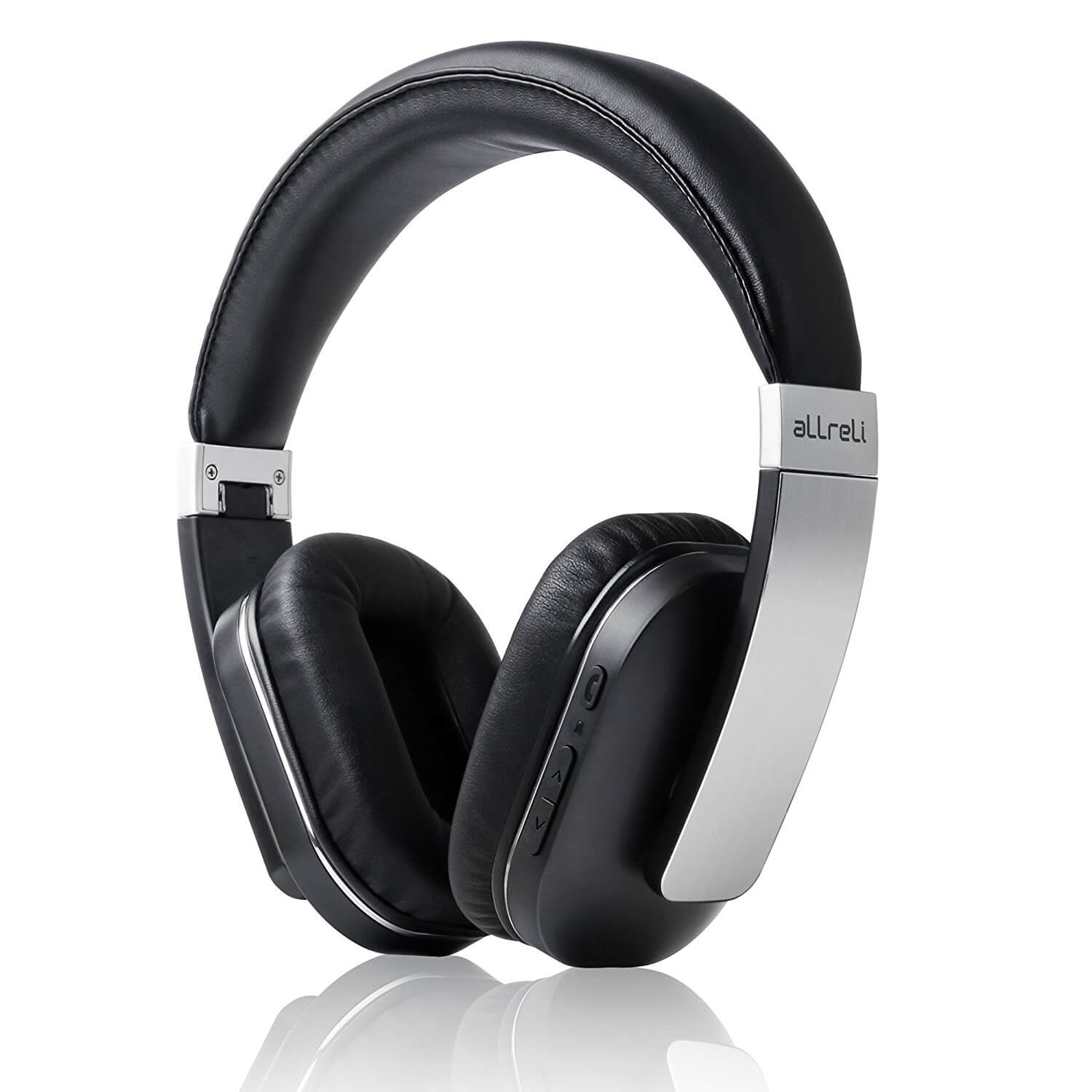 aLLreLi F5 Wireless Bluetooth Over Ear Headphones with Built-In Mic ...