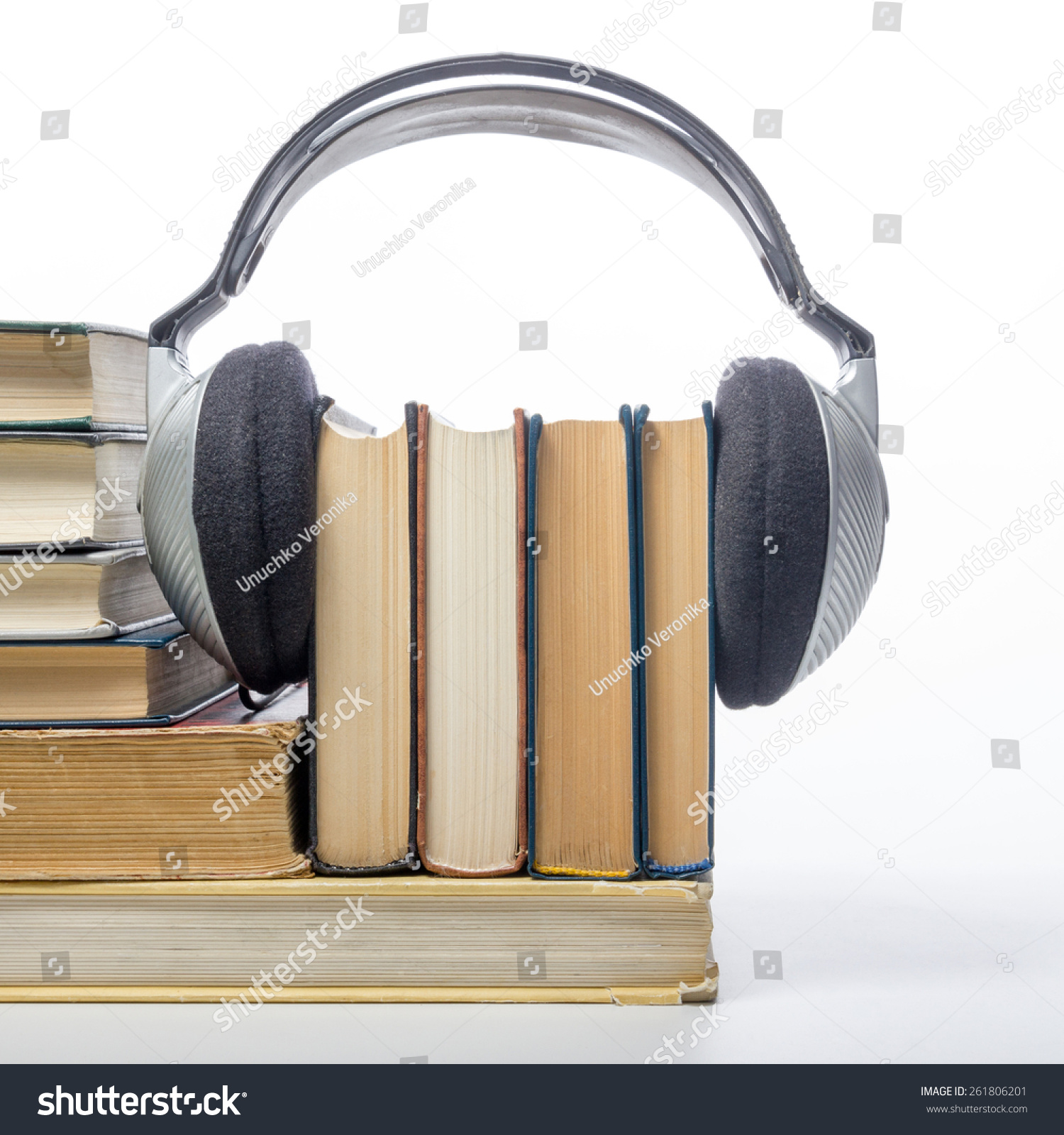 Audiobook Concept Books Headphones Stock Photo 261806201 - Shutterstock
