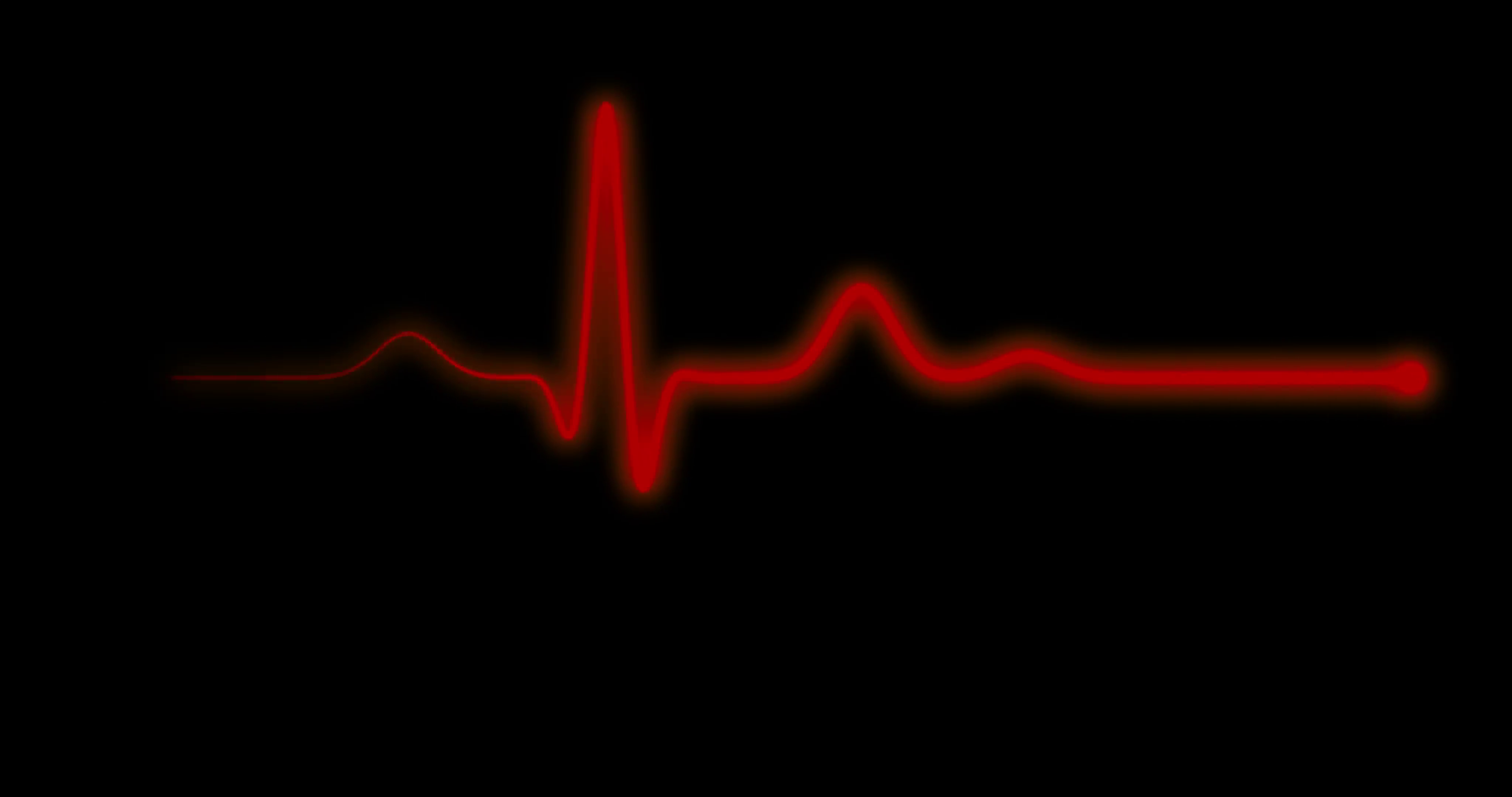 Loopable: EKG Line / EKG Monitor / EKG Machine / Heart Health. Red ...