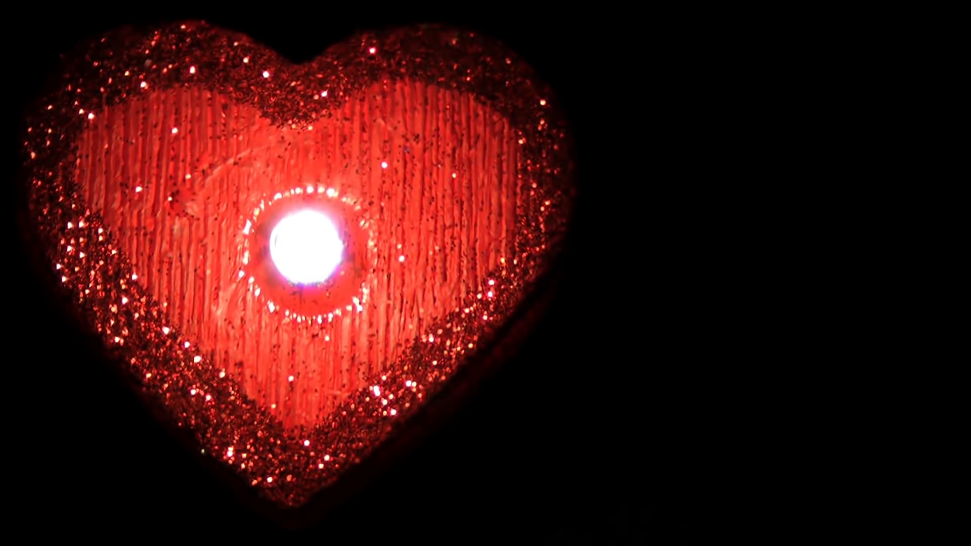 Red Heart Candle in Dark Stock Video Footage - VideoBlocks