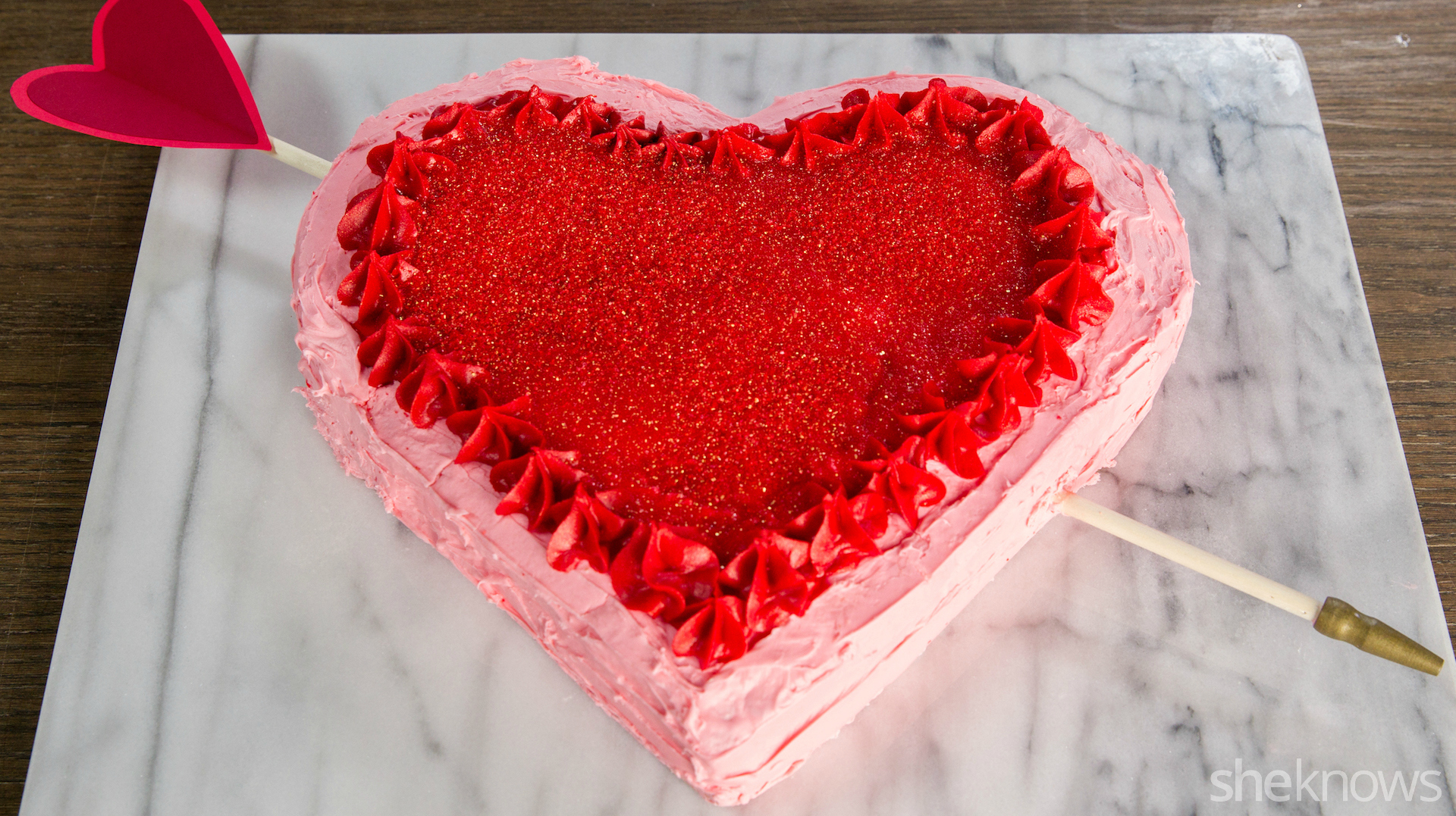 How to Make a Heart-Shaped Cake — No Special Pan Required