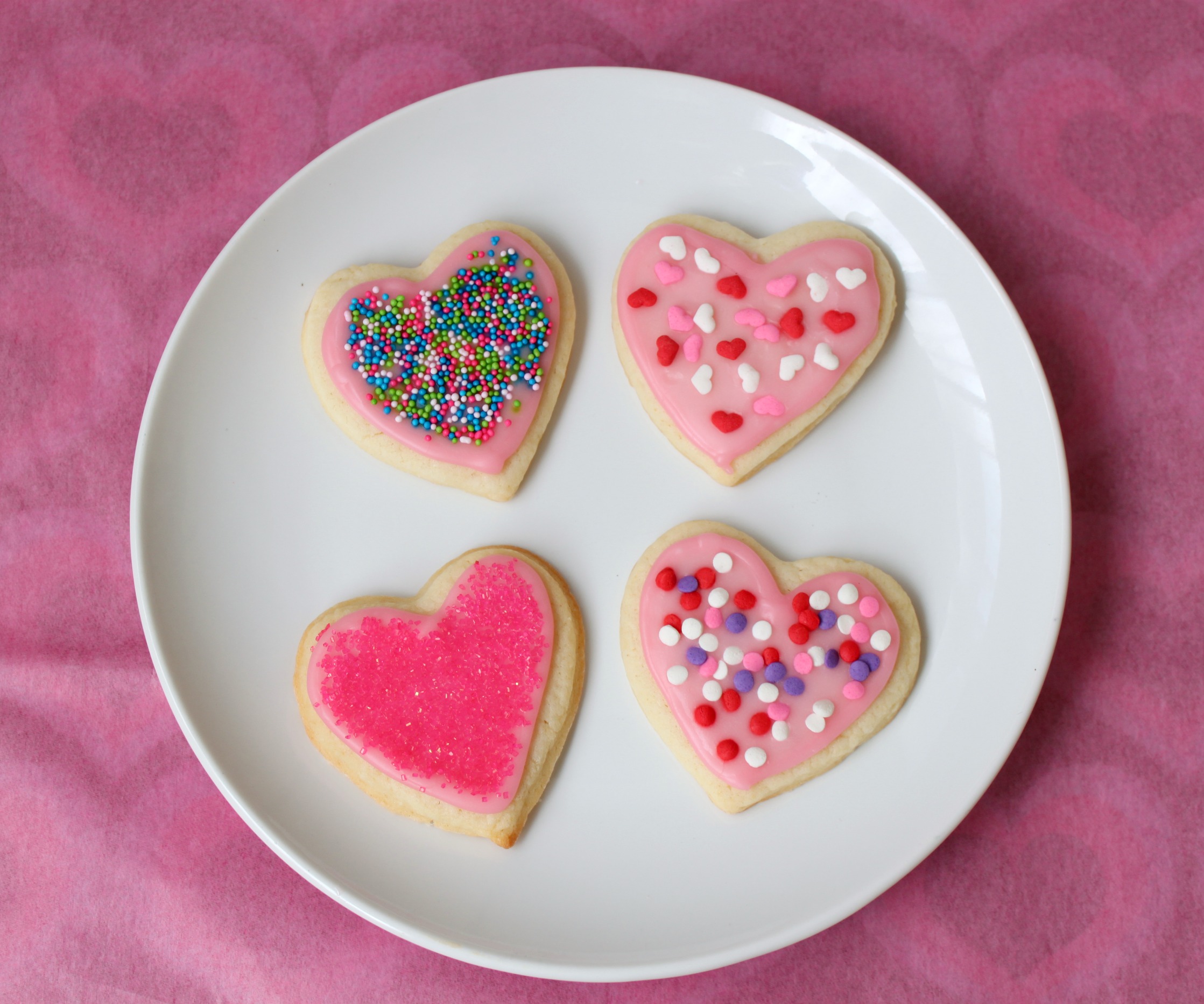 Heart Shaped Sugar Cookies