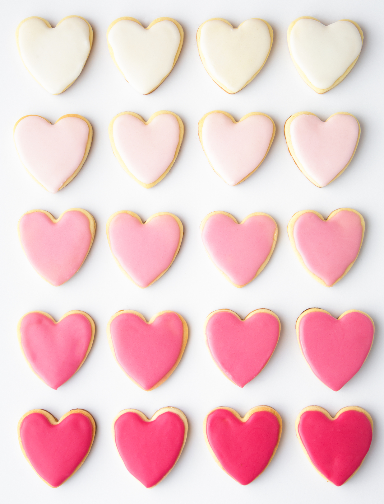 Valentine's Day Heart Shaped Sugar Cookies Recipe