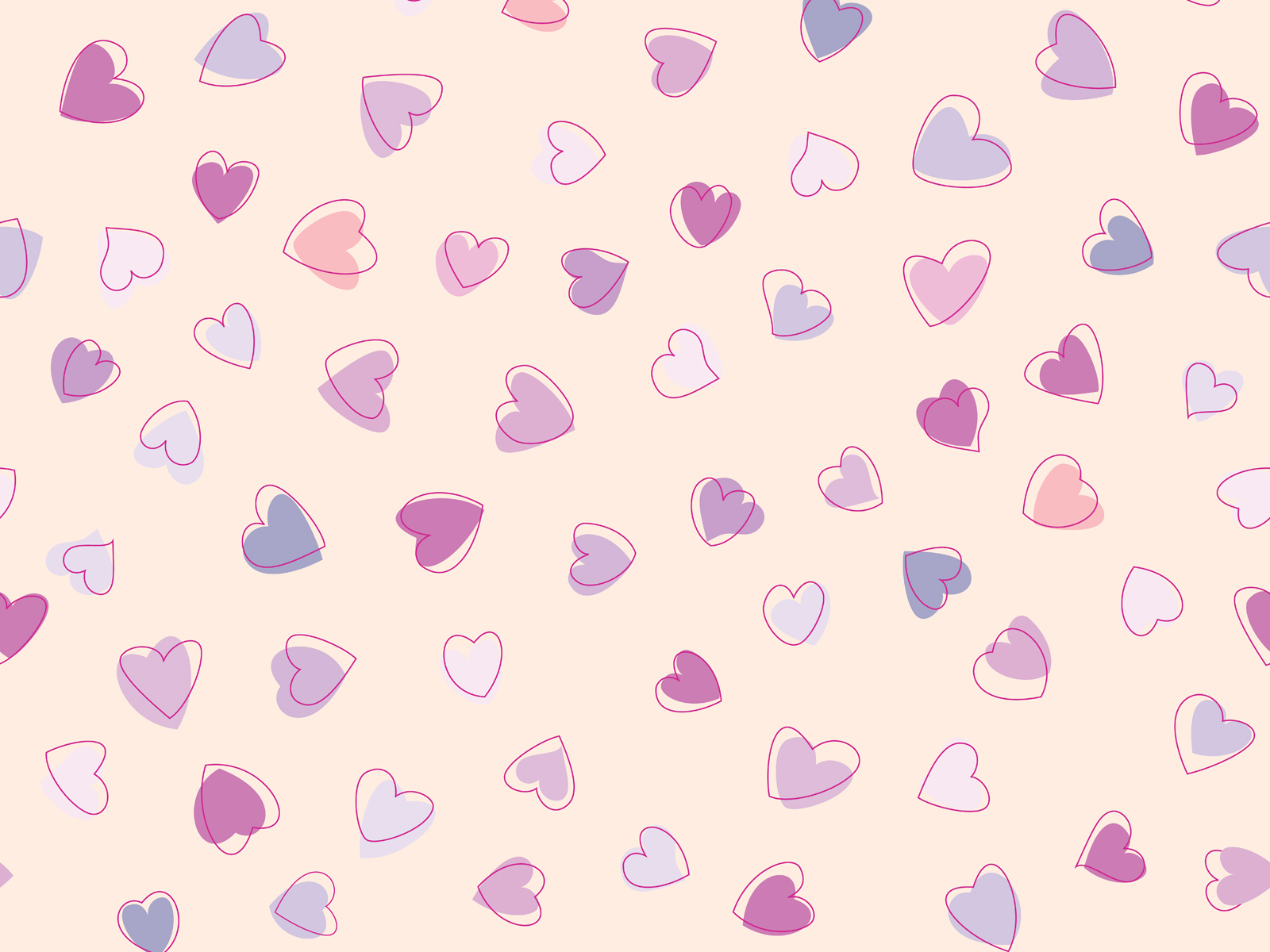 Hearts background pattern photo