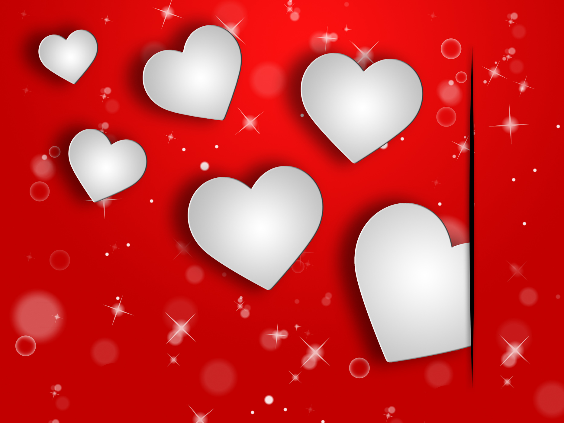 Hearts background represents valentines day and abstract photo