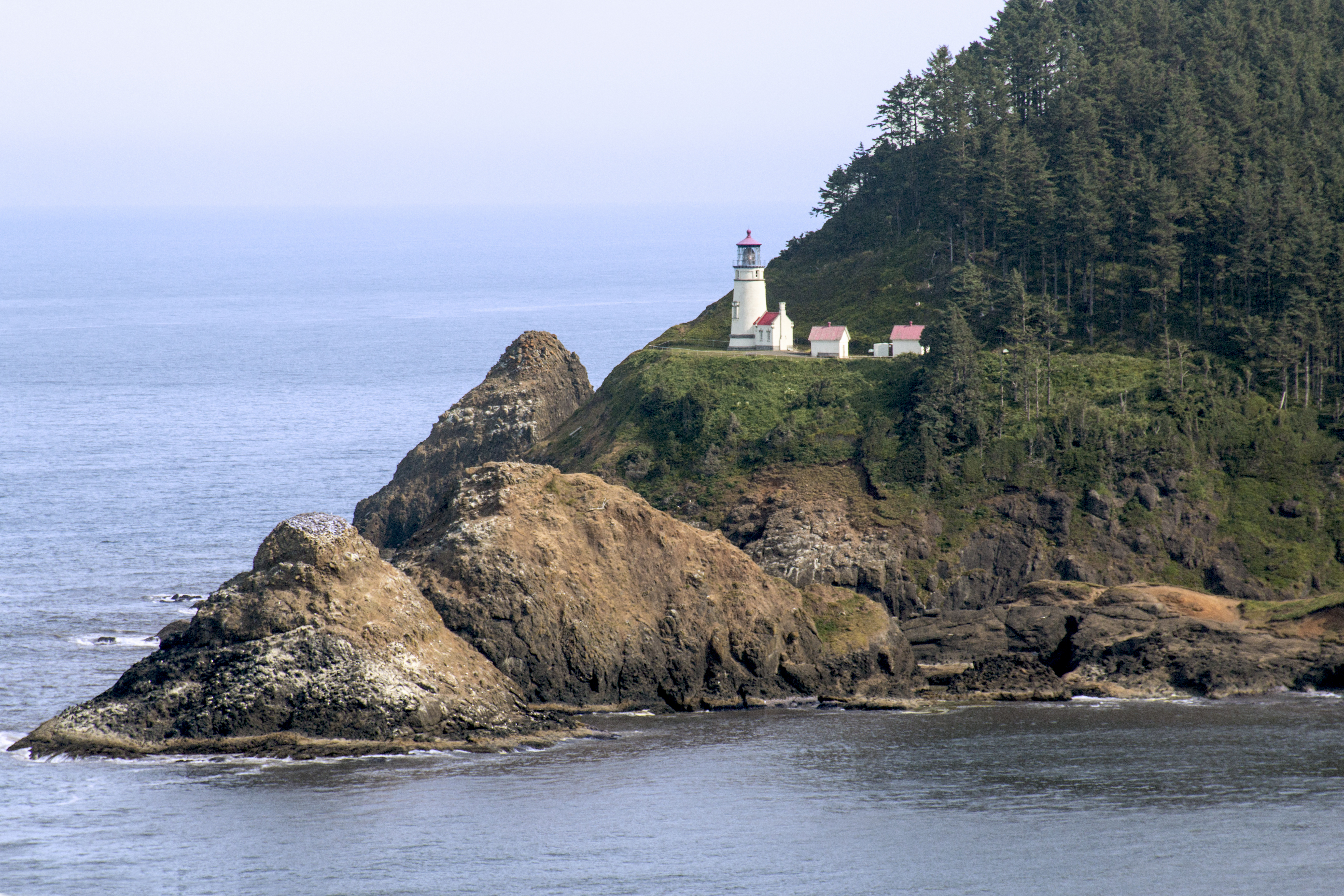 Heceta Head Lighthouse, Oregon, Coast, Landscape, Oregon, Sea, HQ Photo