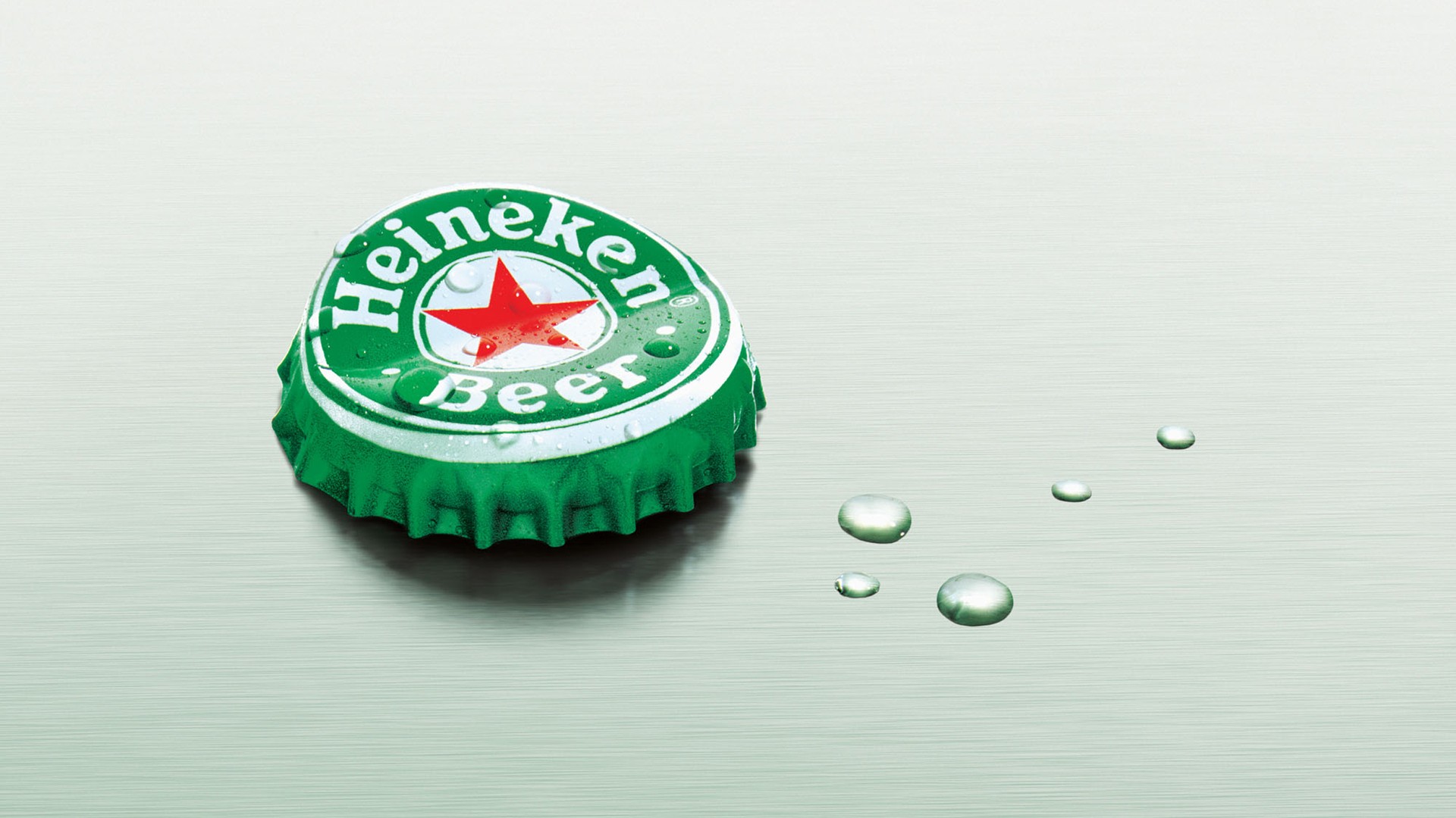 Heineken, bottle cap, popular, beer, brands - WallpapersPics