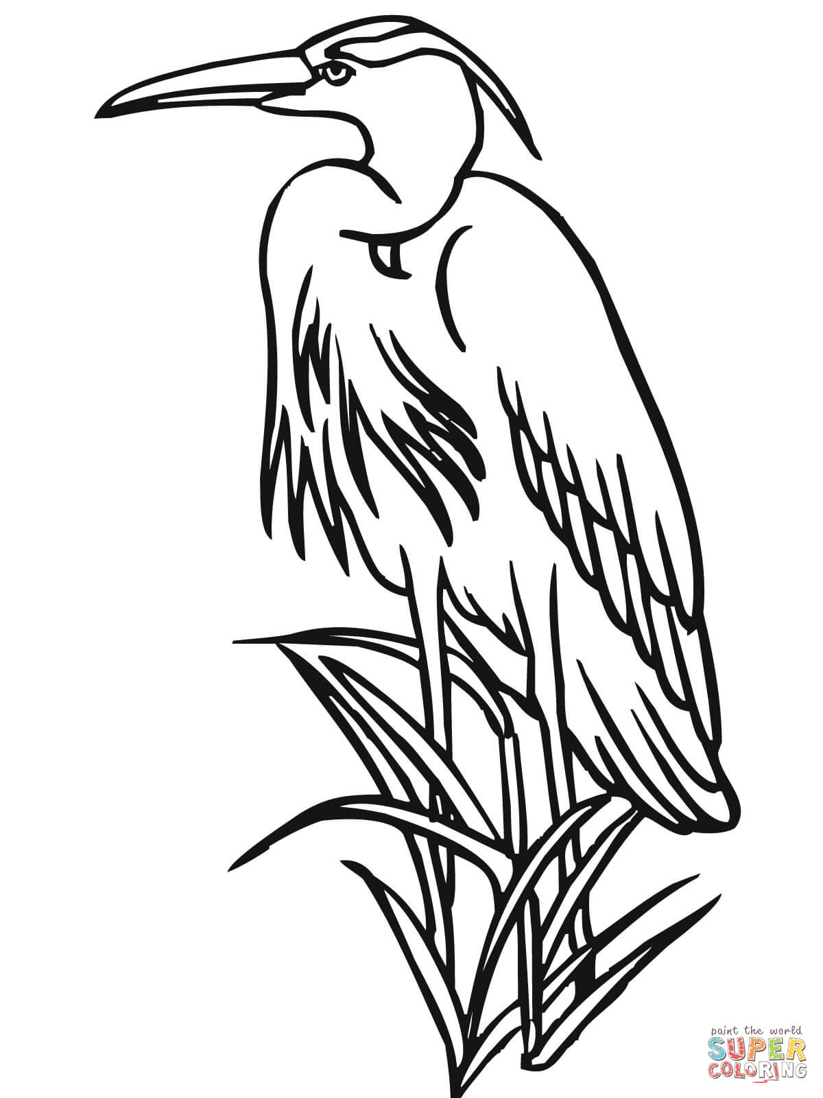 Heron coloring pages | Free Coloring Pages