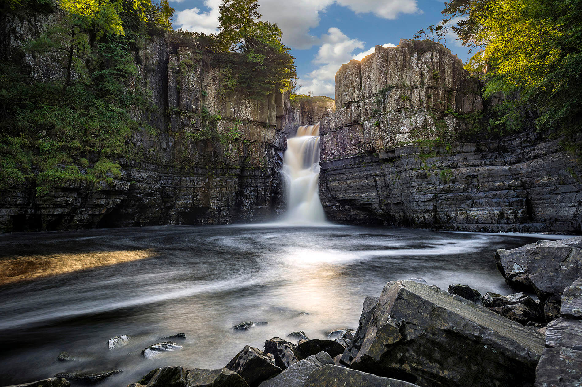 Landscape Photography Birmingham | High force Waterfall, Newcastle.