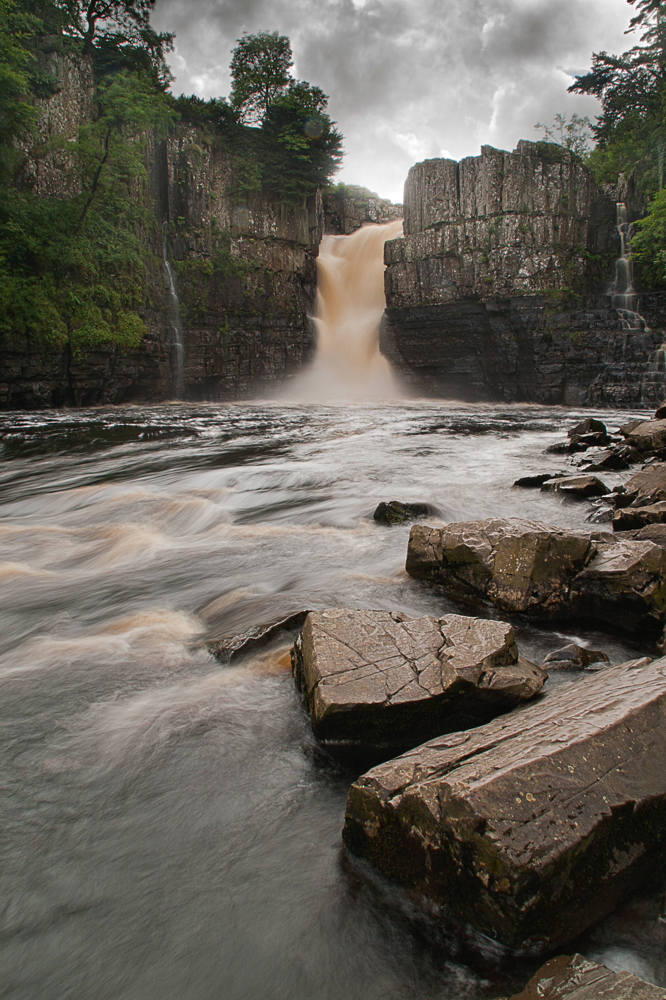 High Force Waterfall, County, Force, High, River, HQ Photo