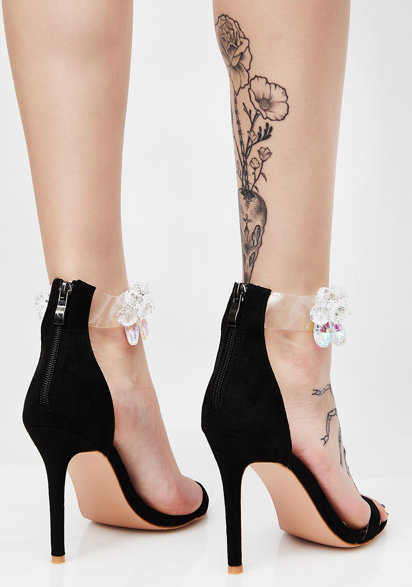Public Desire Galaxy Embellished Barely There Stiletto Heels | Dolls ...