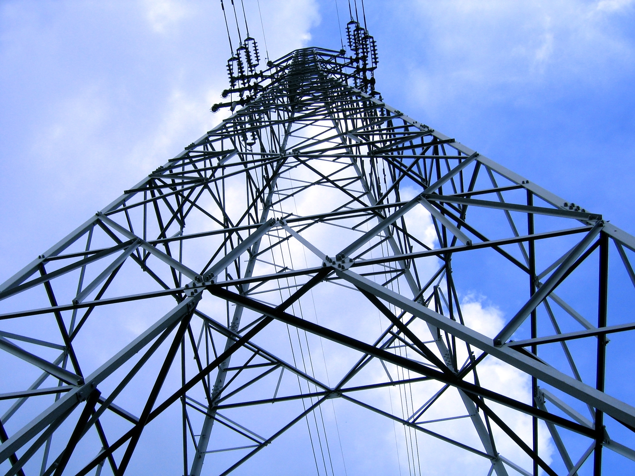 High voltage power mast photo