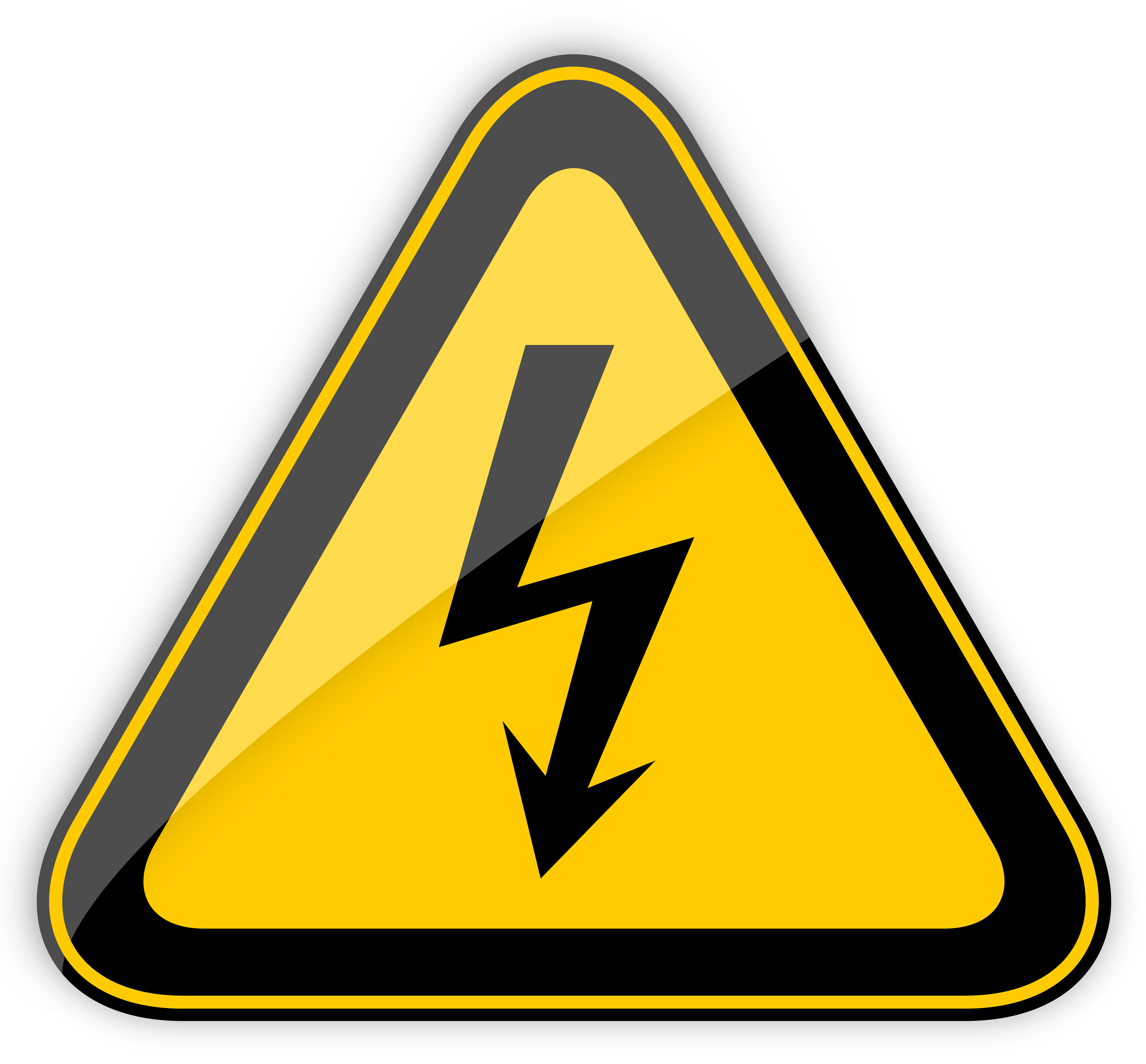 High voltage sign photo