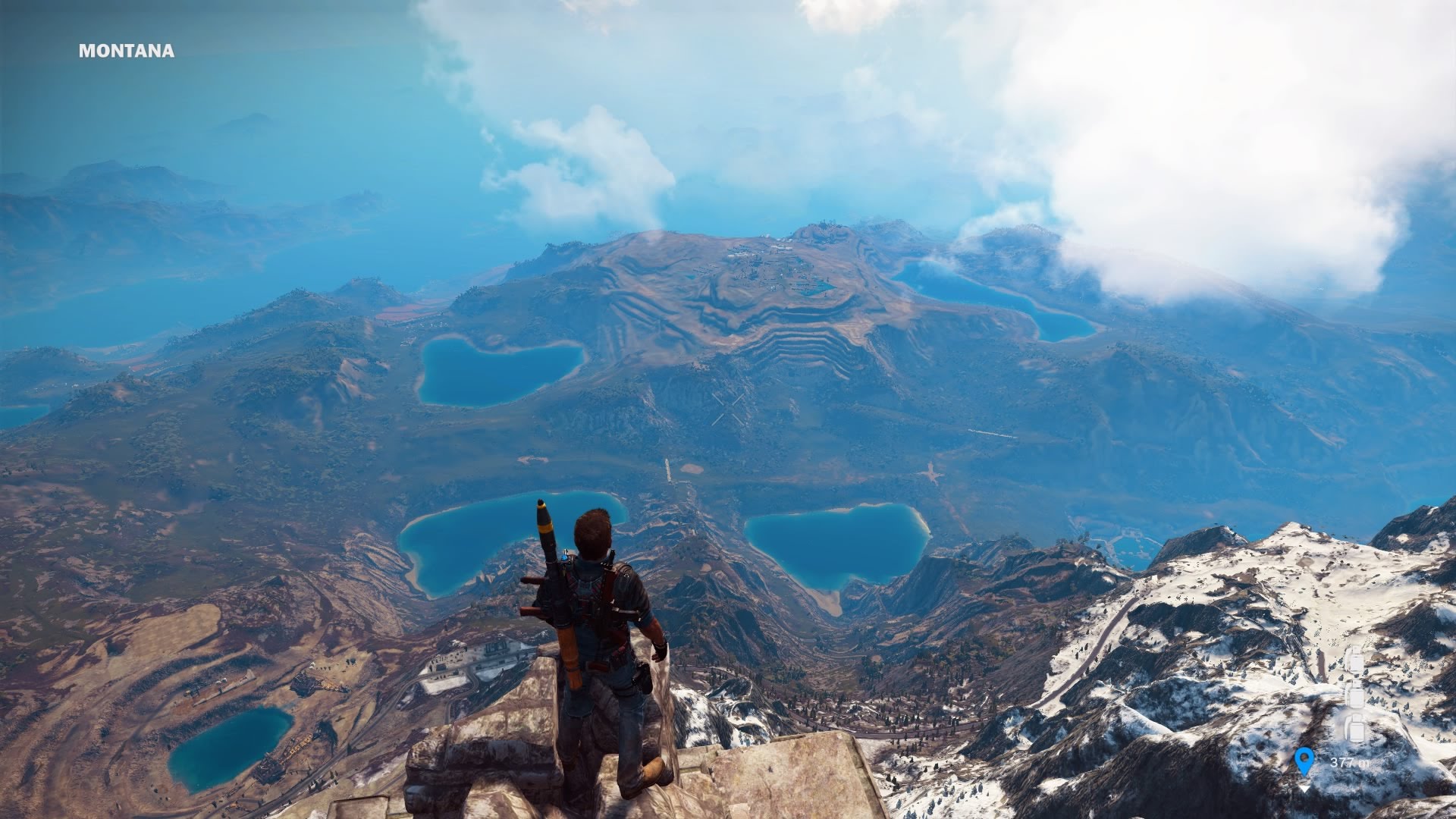 Wingsuiting To The Highest Point In Just Cause 3 (On Top Of The ...