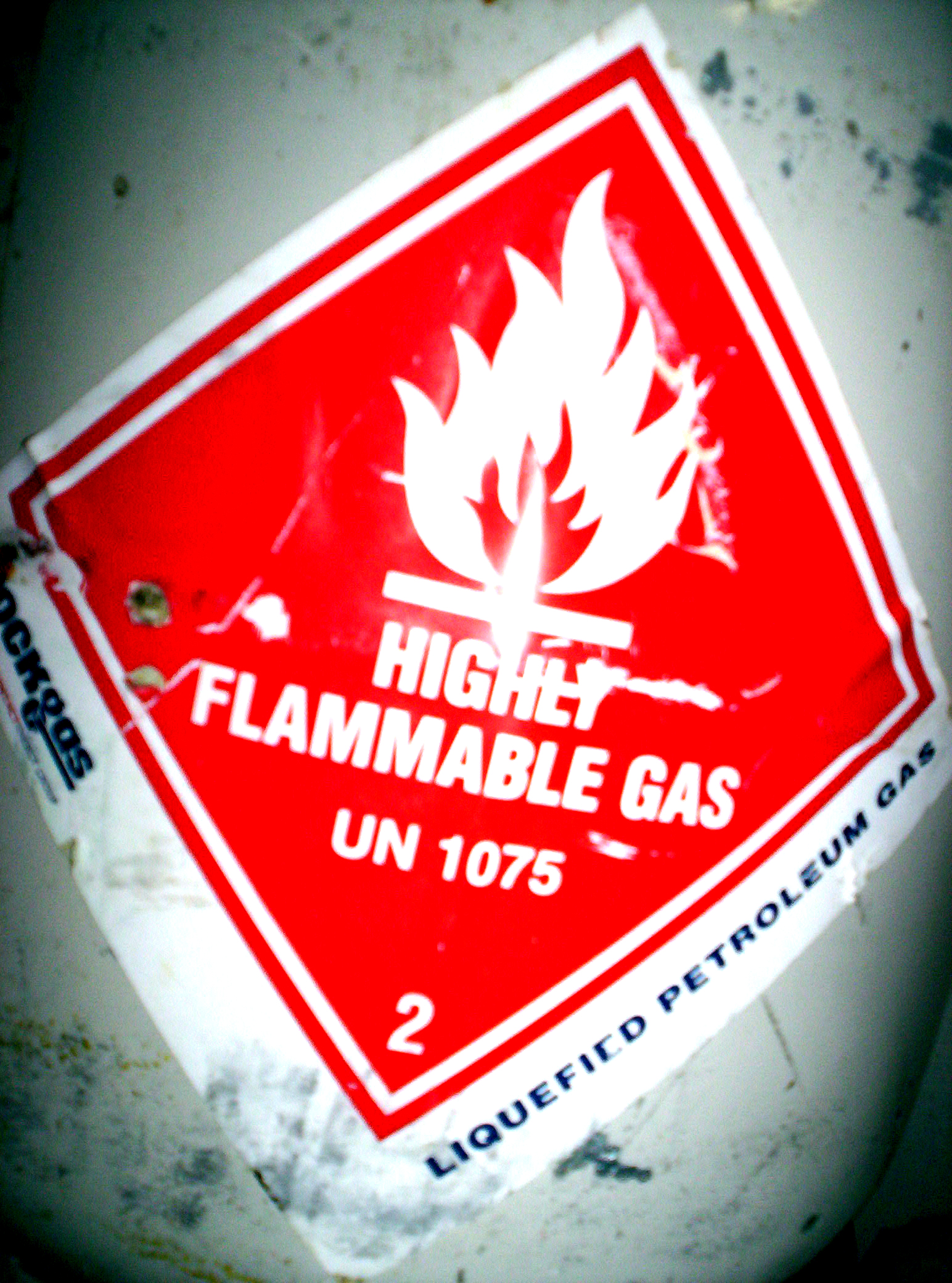 Highly flammable photo