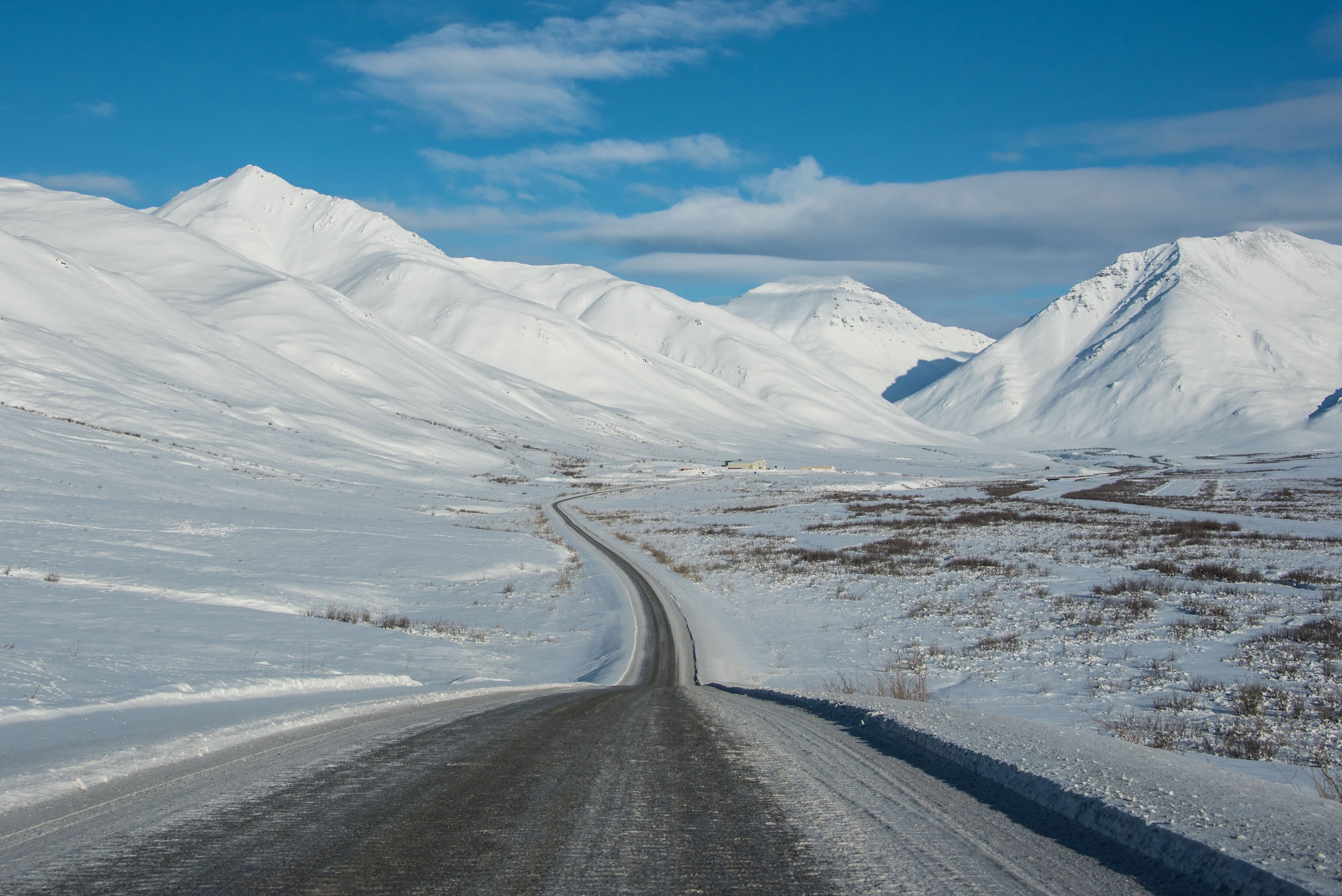 Winter drive on The Dalton Highway - February 2016 - YouTube