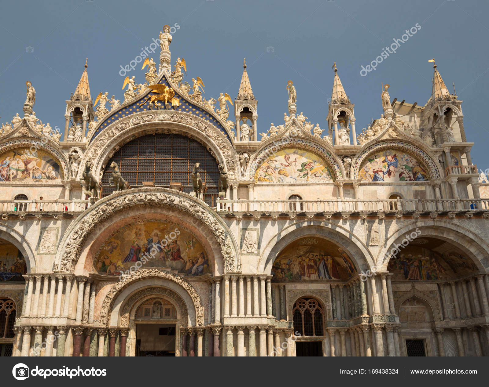 Venice / historical architecture in the main square of the city ...