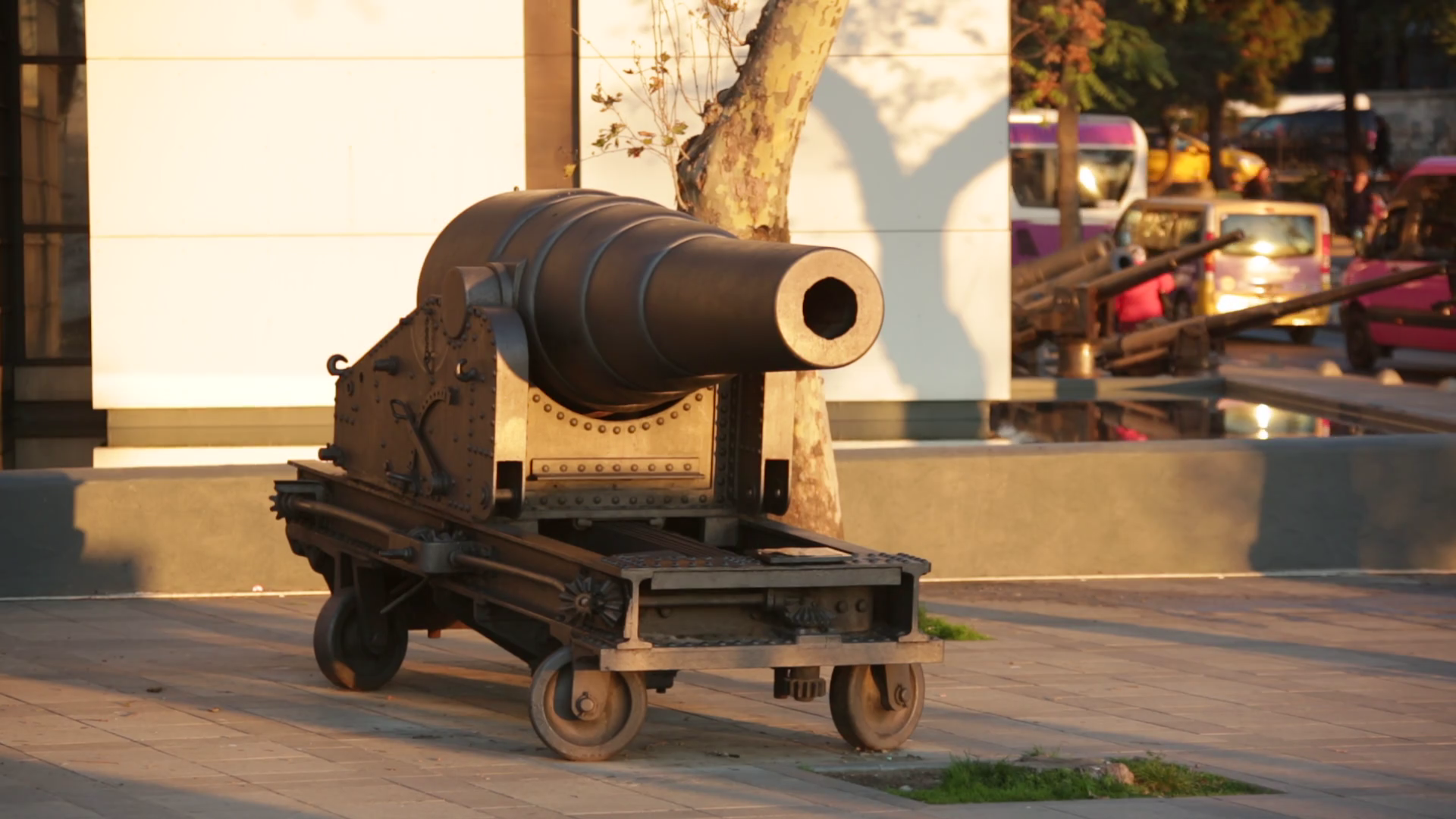 Historical Artillery Cannon in Istanbul Stock Video Footage ...