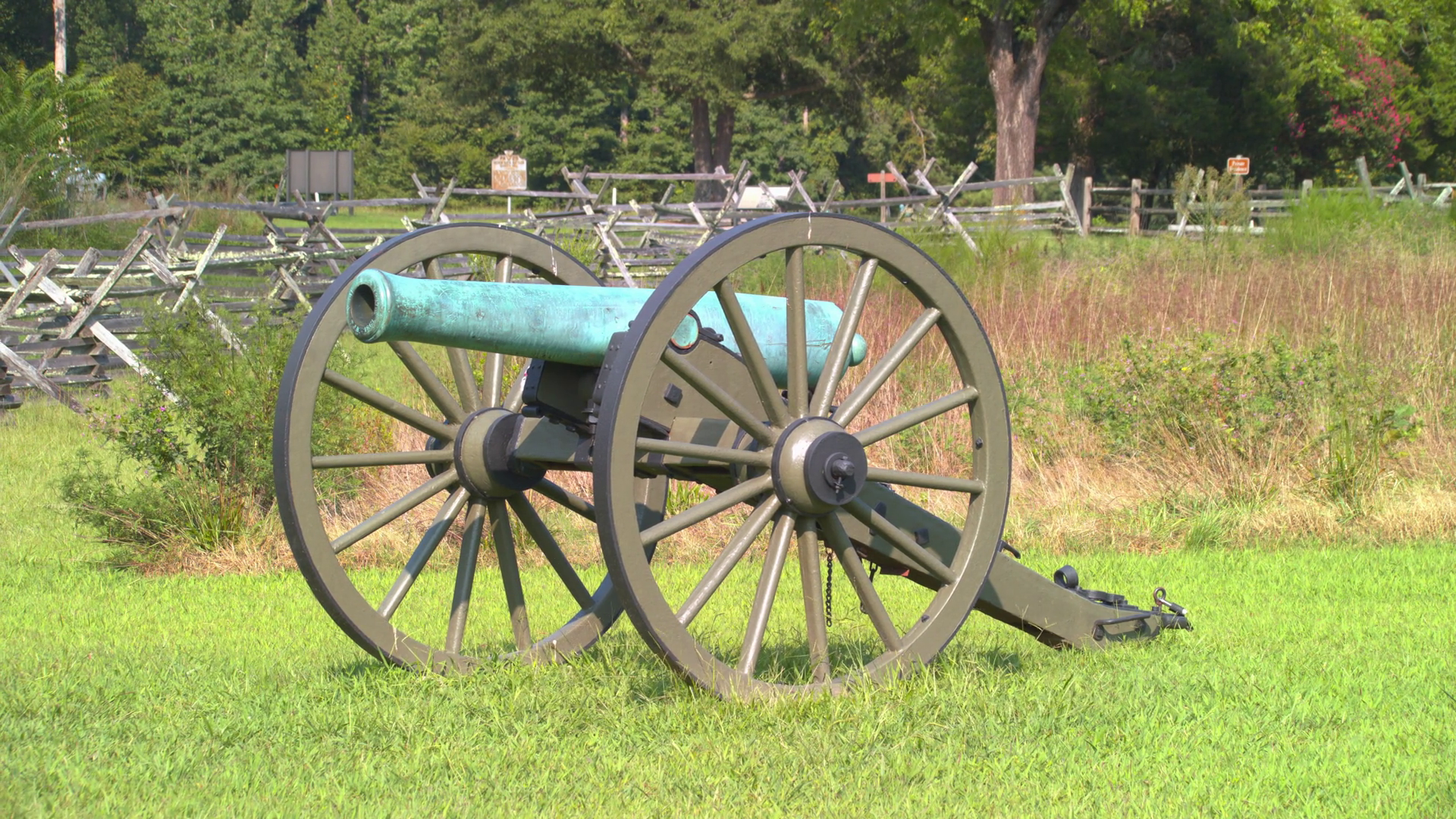 Richmond VA Civil War Confederate Field Artillery Cannon Close-up at ...