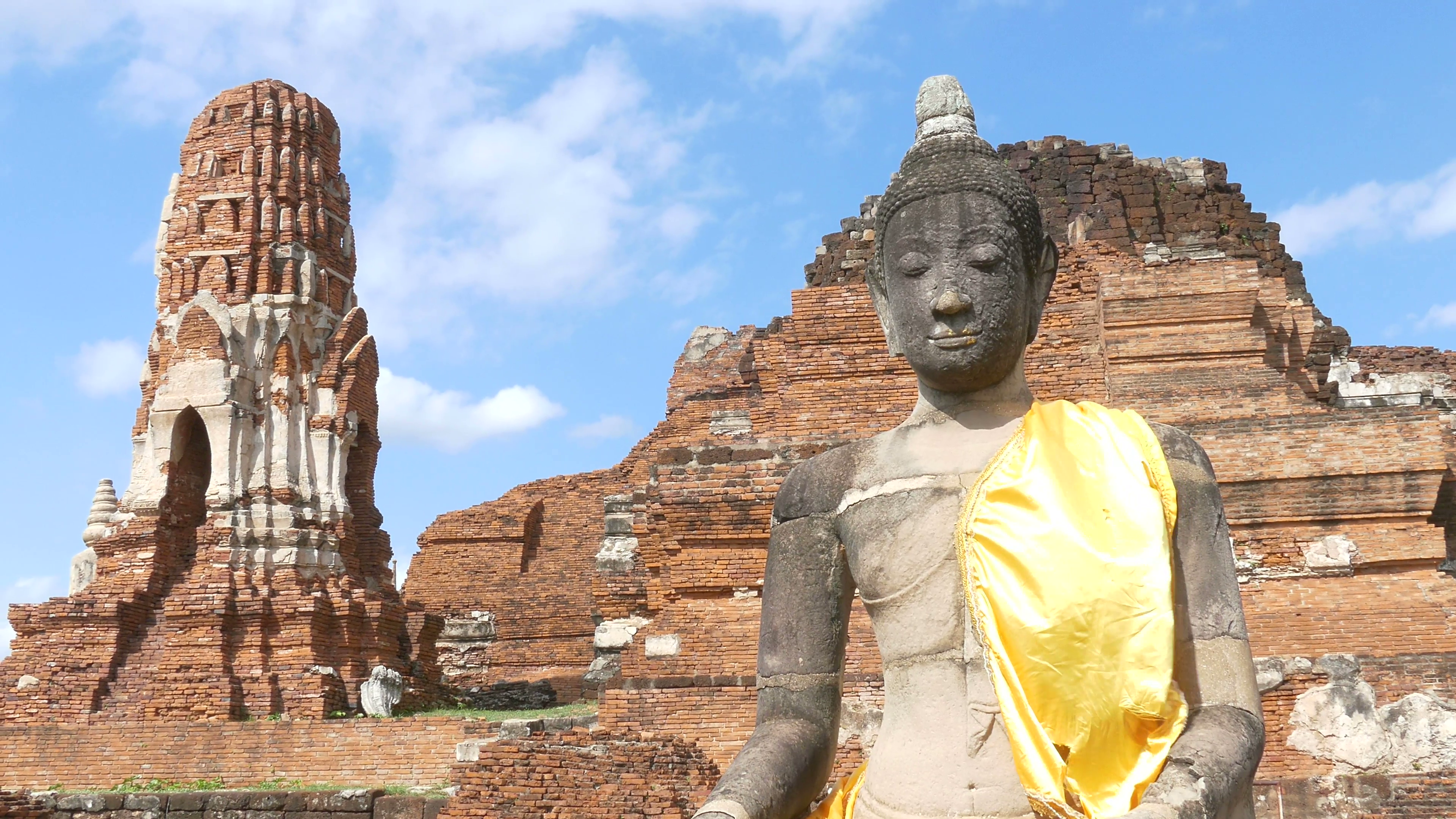Temple in Ayutthaya ancient historical park, The most popular to ...