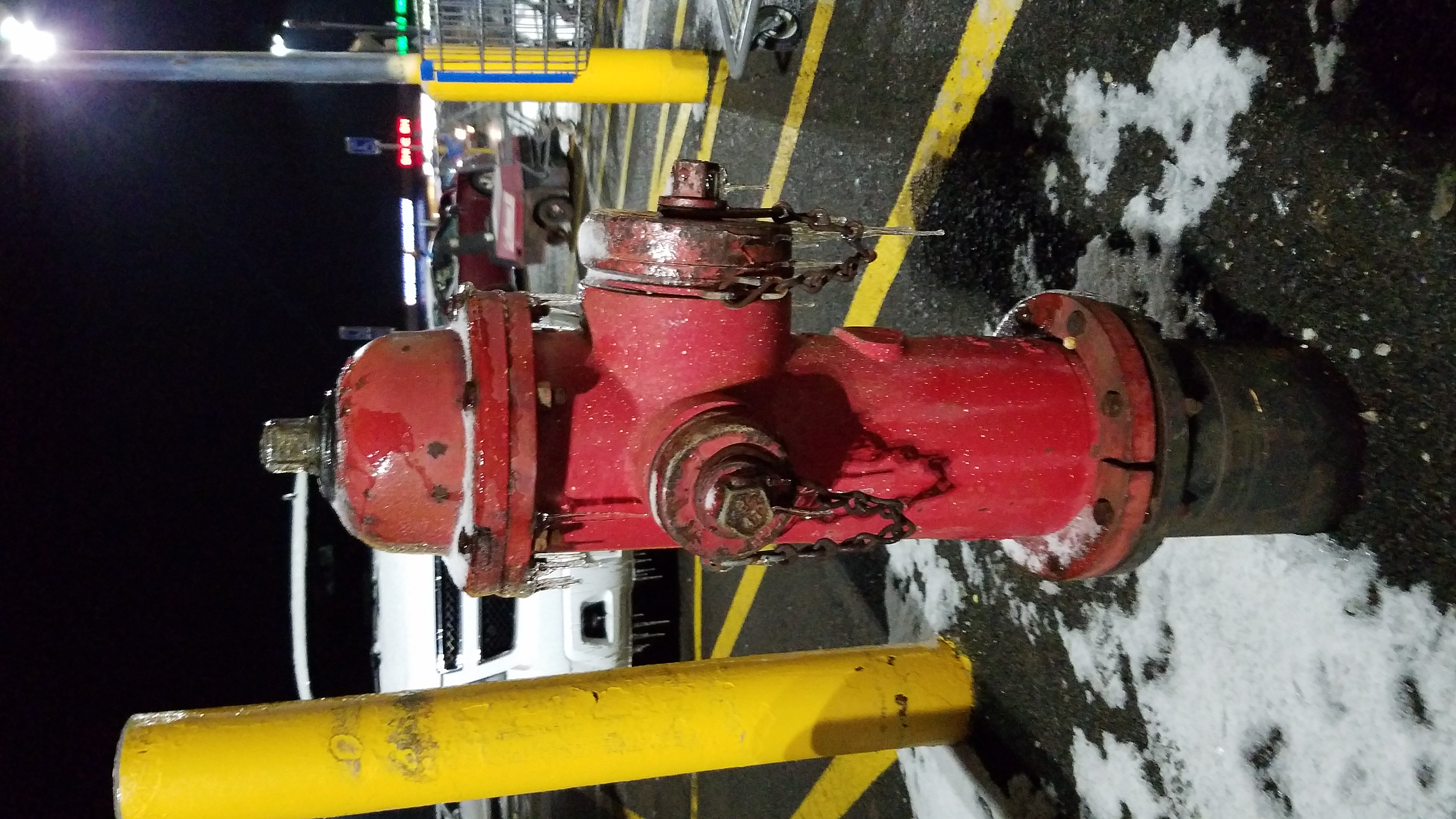 Hocking County ice storm, Car, Fire hydrant, Hocking, Hocking County, HQ Photo