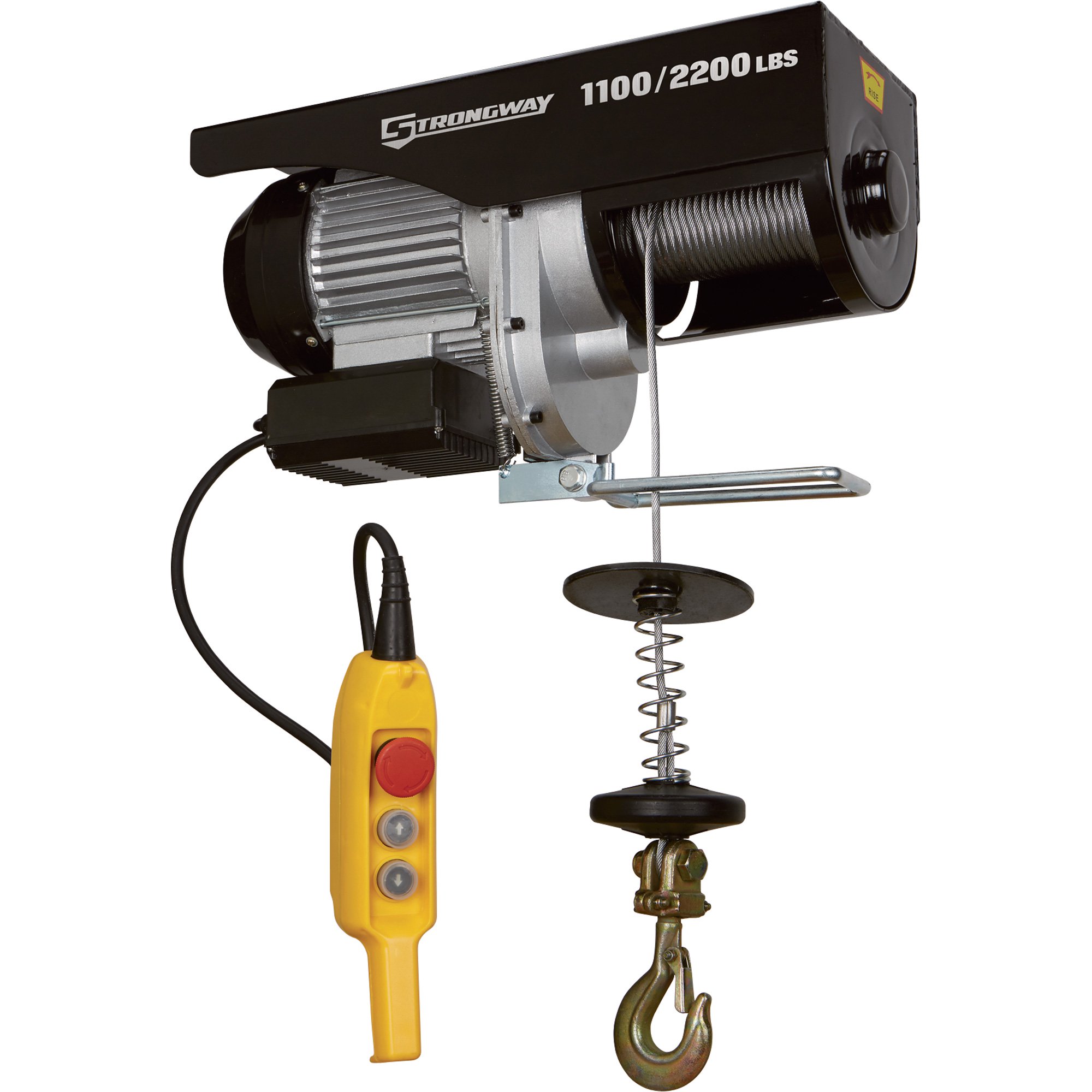 Strongway Electric Cable Hoist — 1,100-Lb./2,200-Lb. Capacity ...