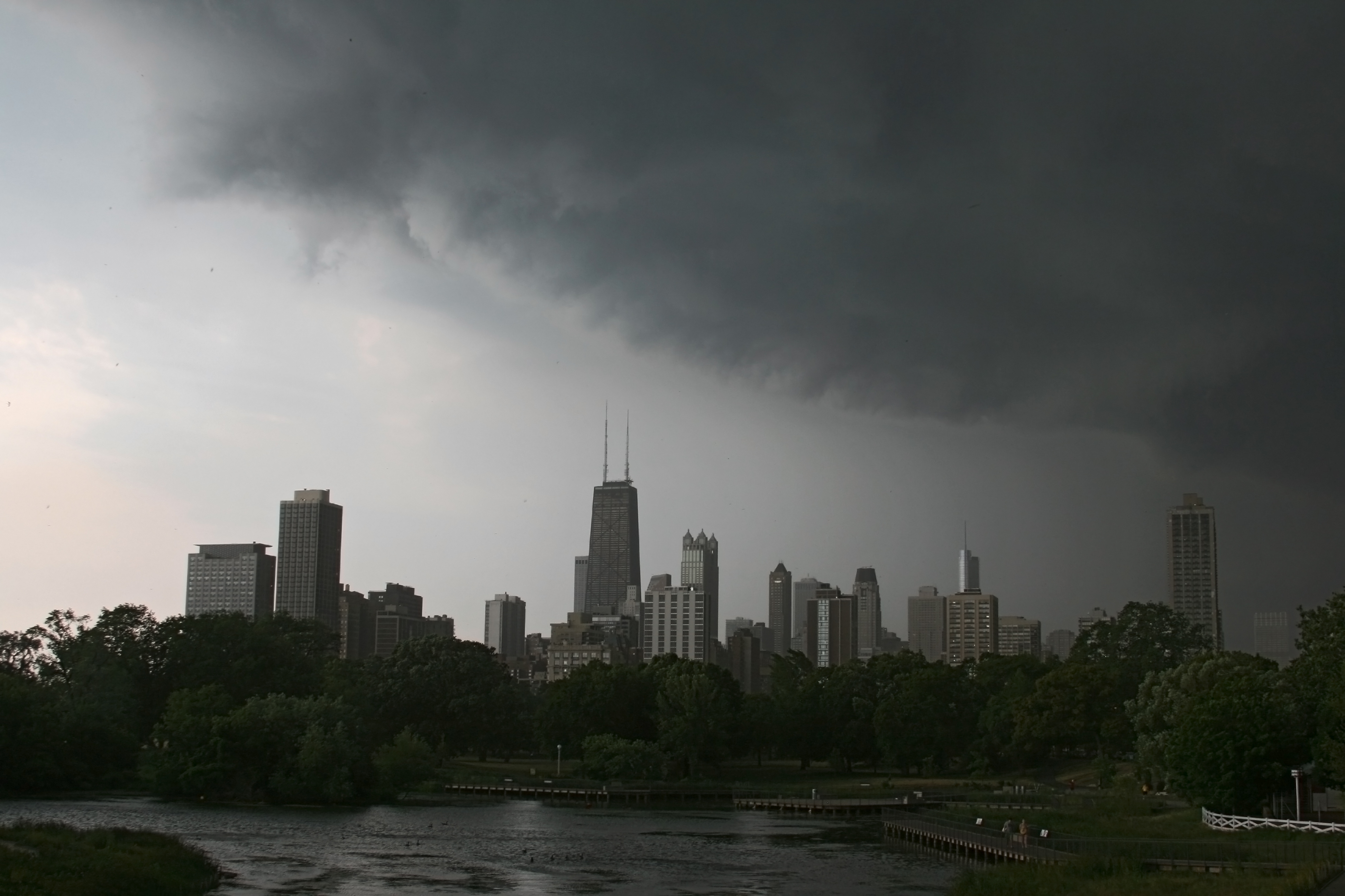 Hold on, Chicago., Chicago, City, Cleansing, Clouds, HQ Photo