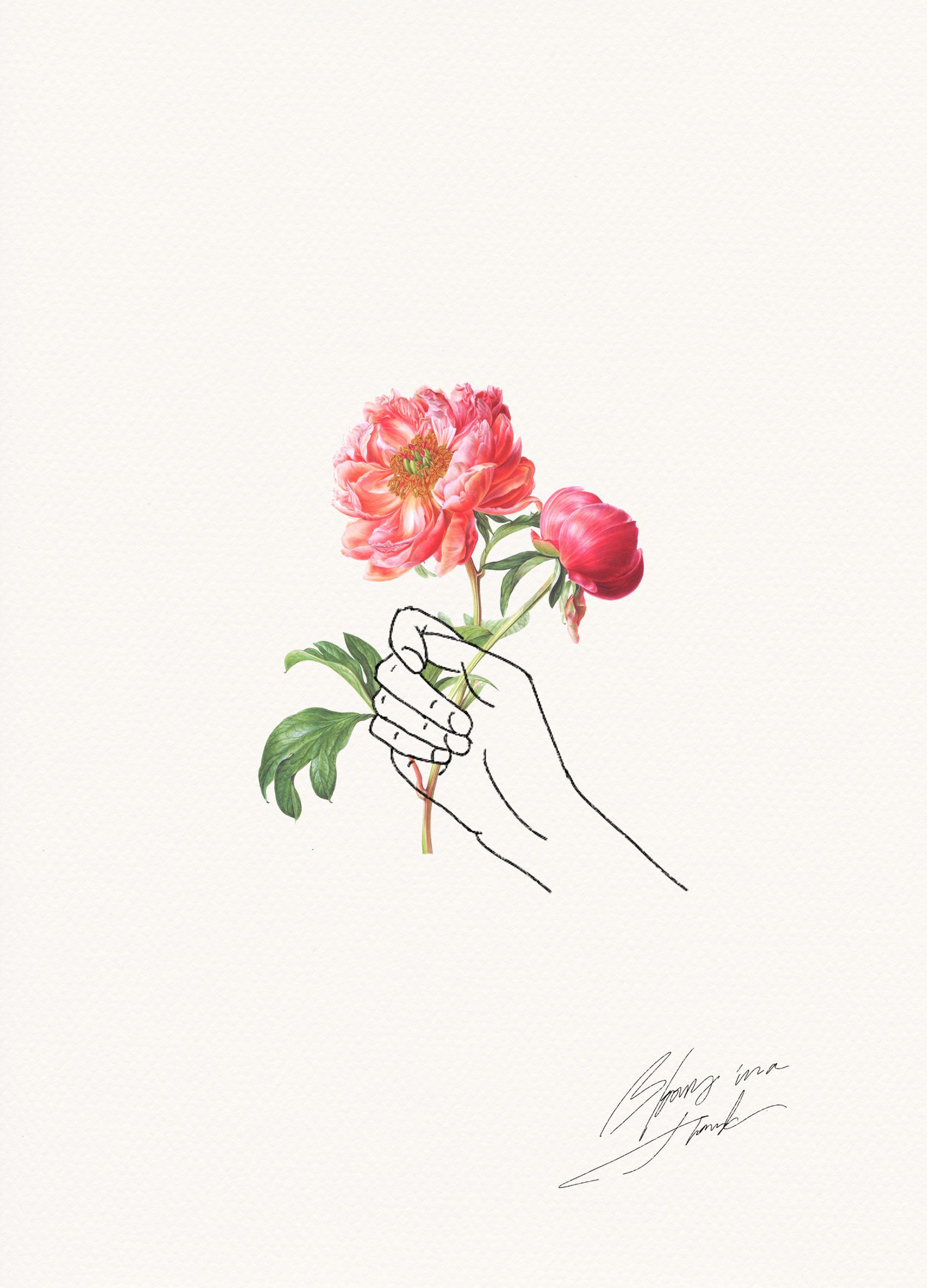 HOLDING FLOWERS | Flowers, Illustrators and Tattoo