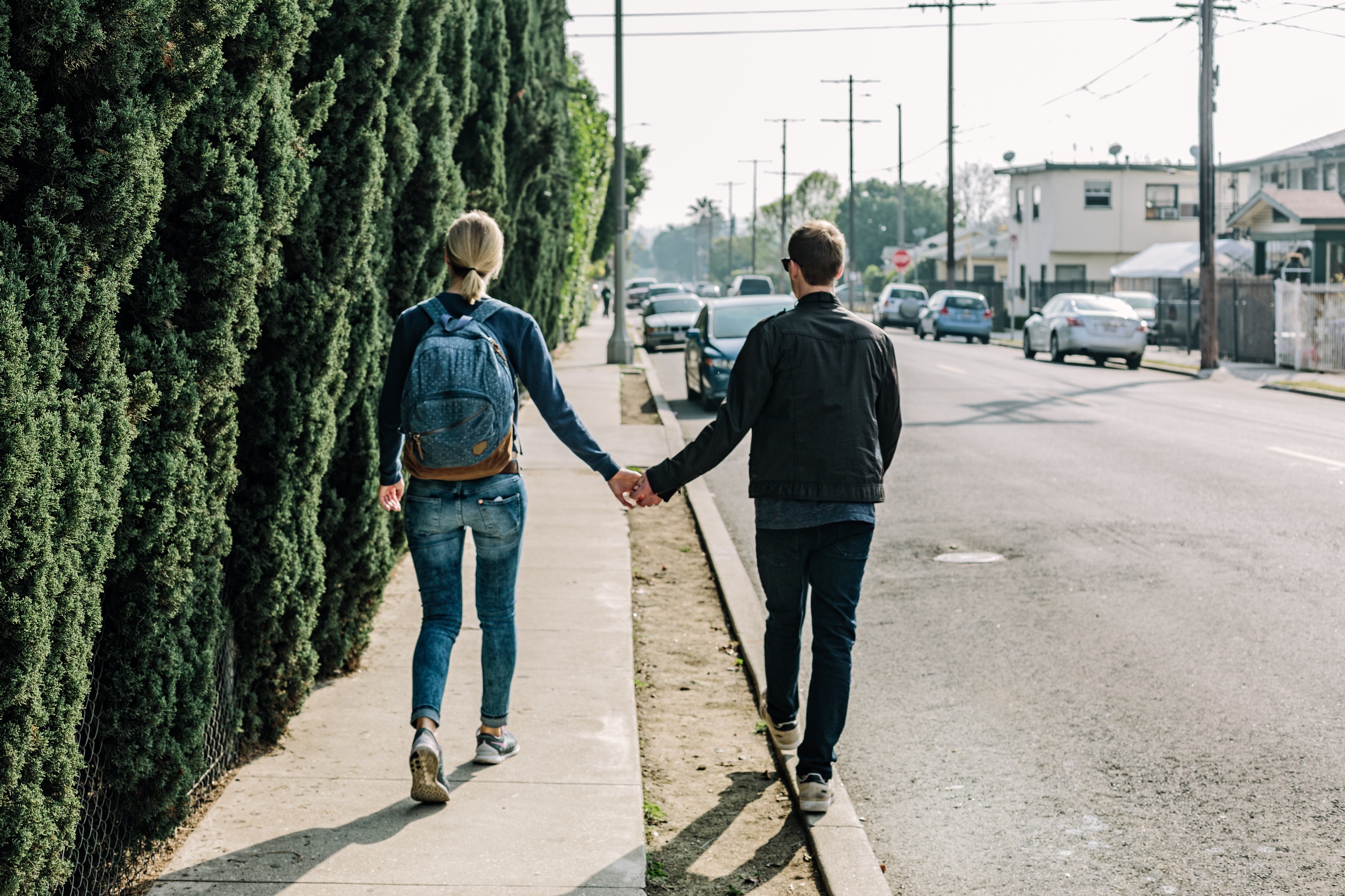Free Images : pedestrian, walking, road, street, love, couple ...