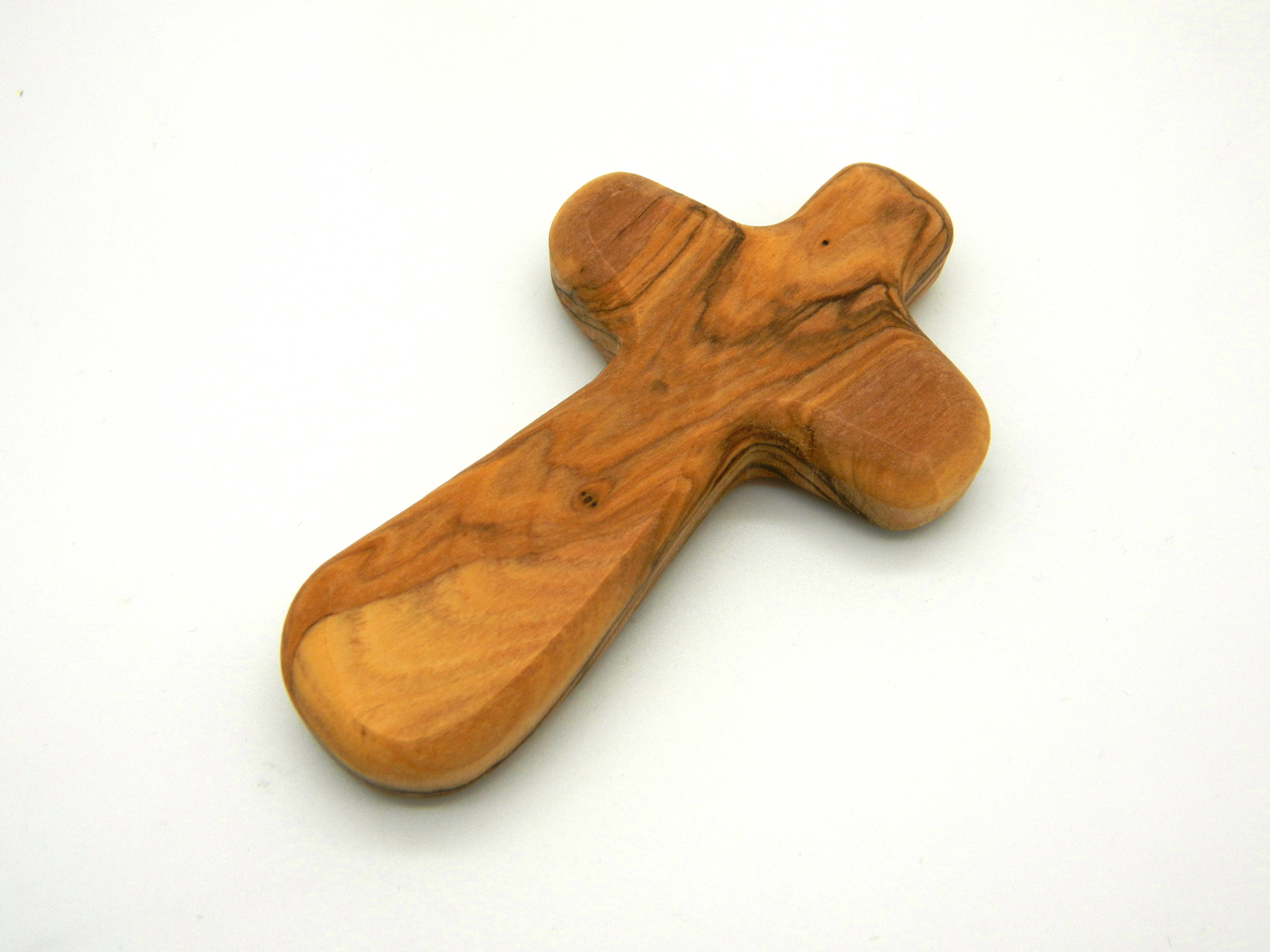 Olive Wood Holding Cross - Lincoln Cathedral