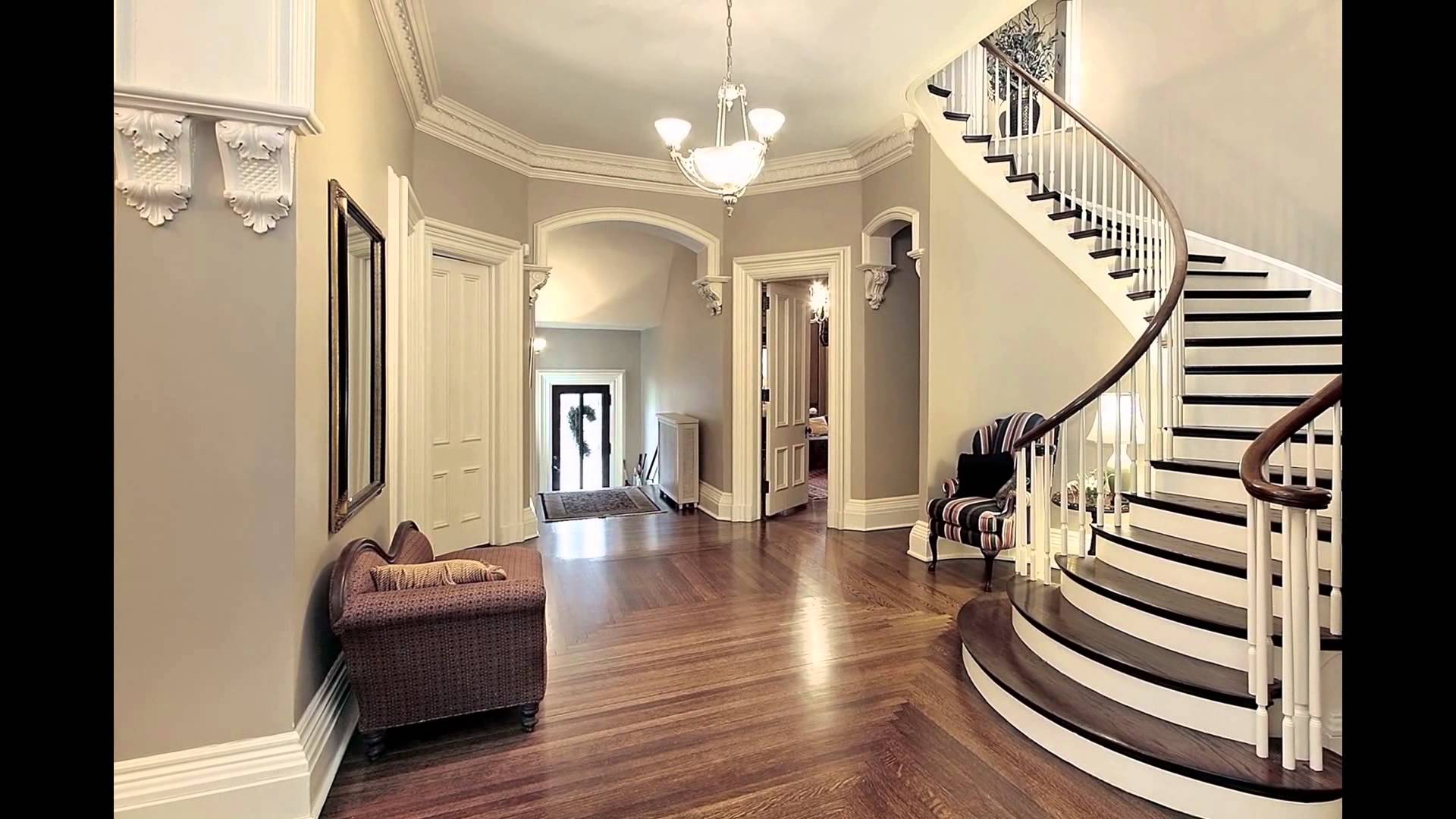 Home Entrance Foyer With Staircase - Foyer Interior Design Images ...