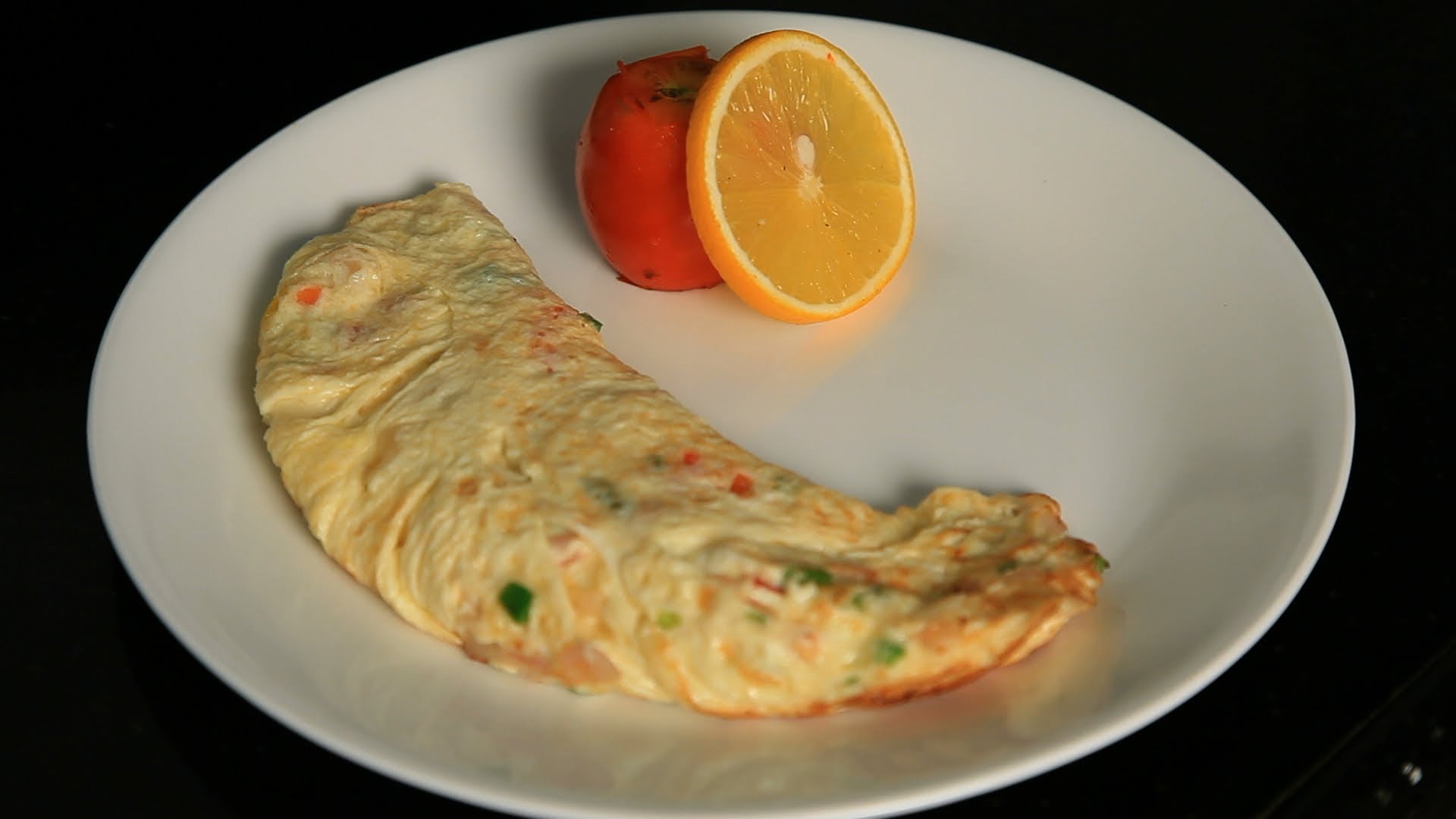 Home-Made Fluffy Egg Omelette - YouTube