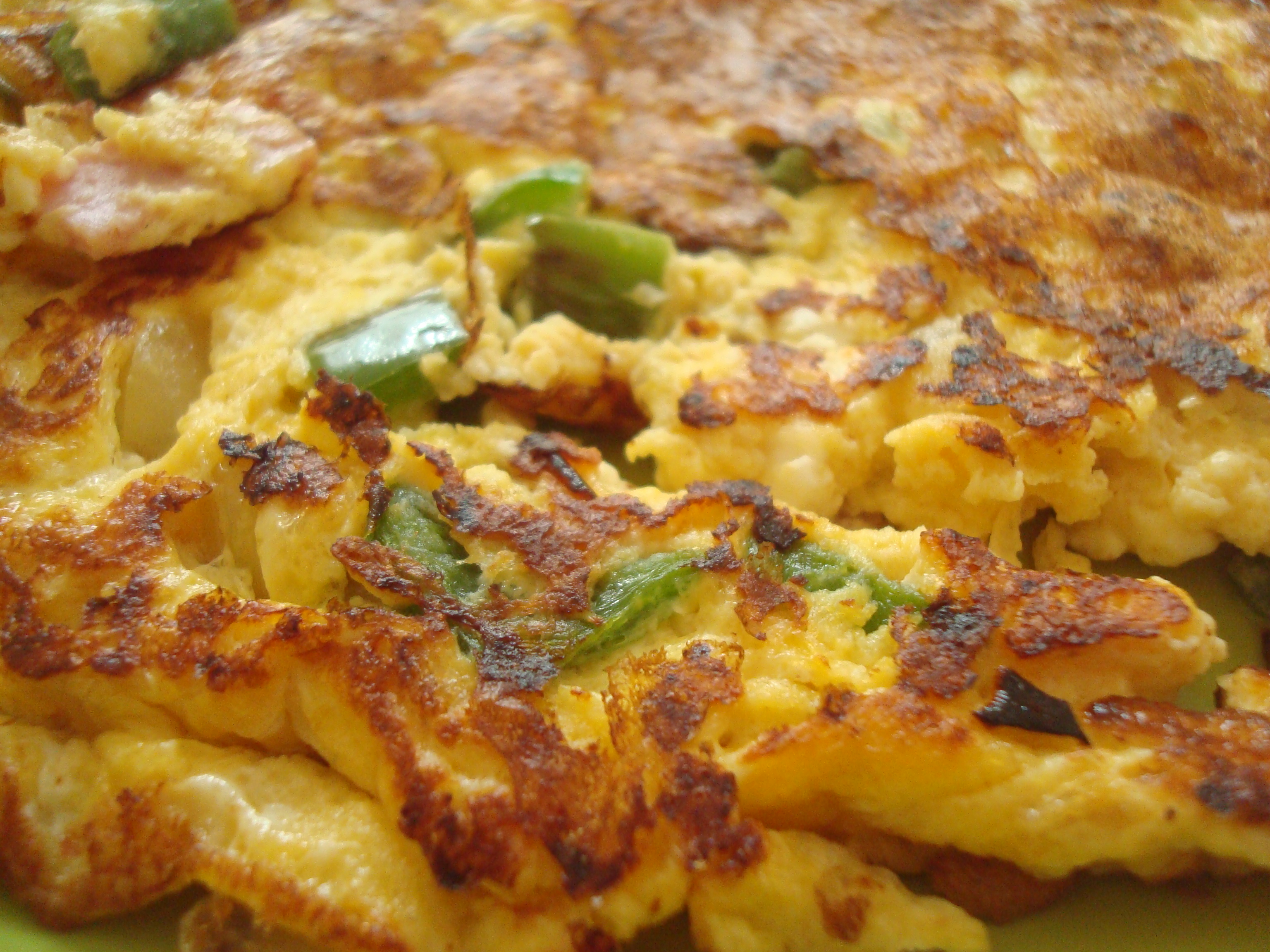 Home made omelette photo